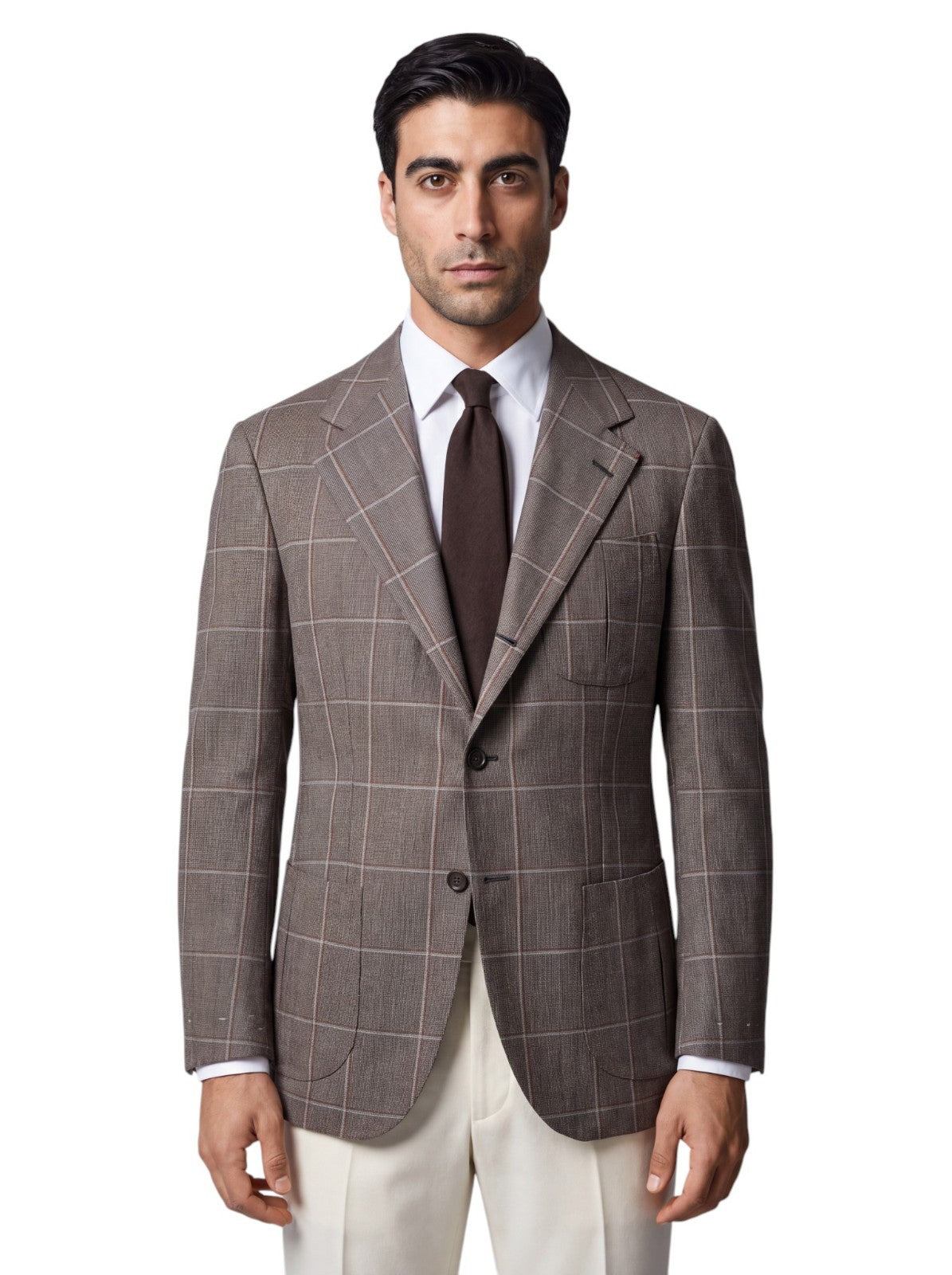 Sartoria DALCUORE NAPOLI Hand-Sewn Jacket Sport Coat Wool 120's 38 US / 48 EU -2