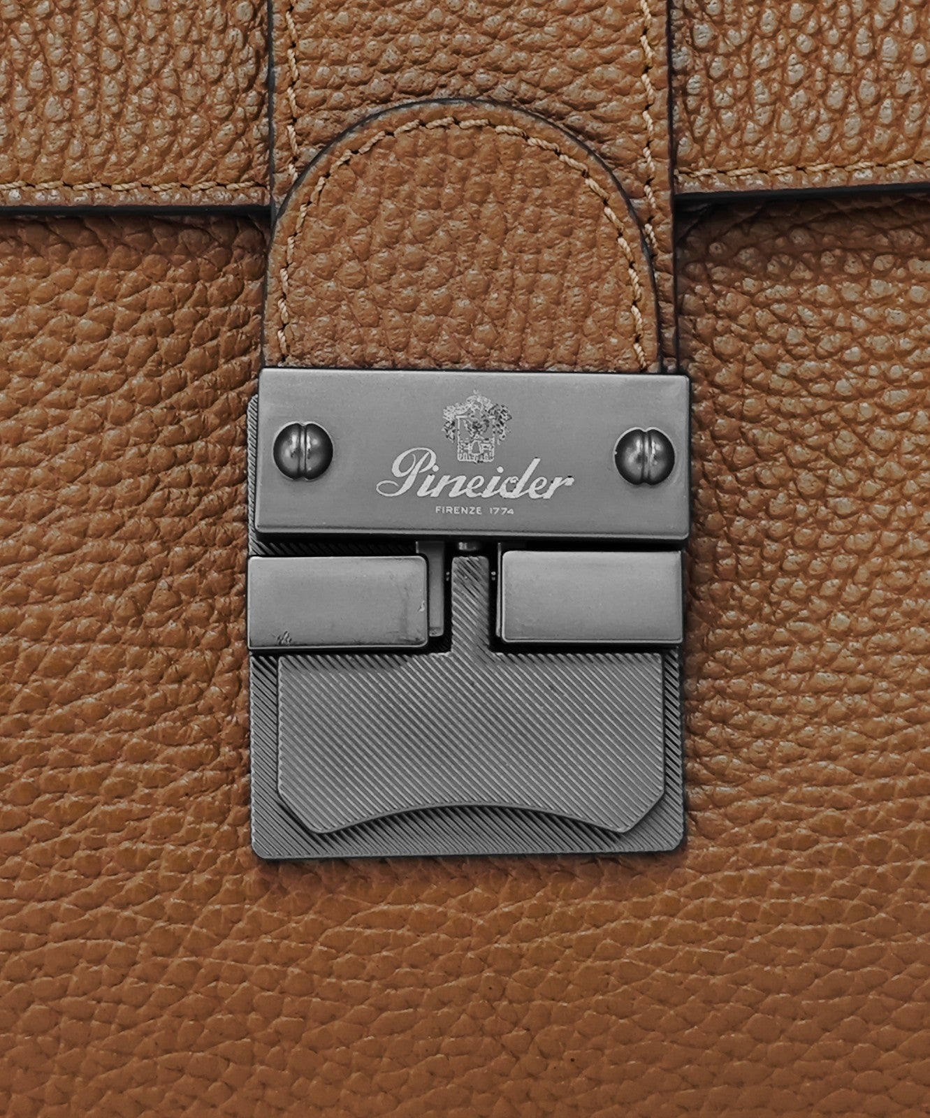 1450$ PINEIDER FIRENZE 1774 "Bottolato" Calf Work Doctor Bag Laptop Rum