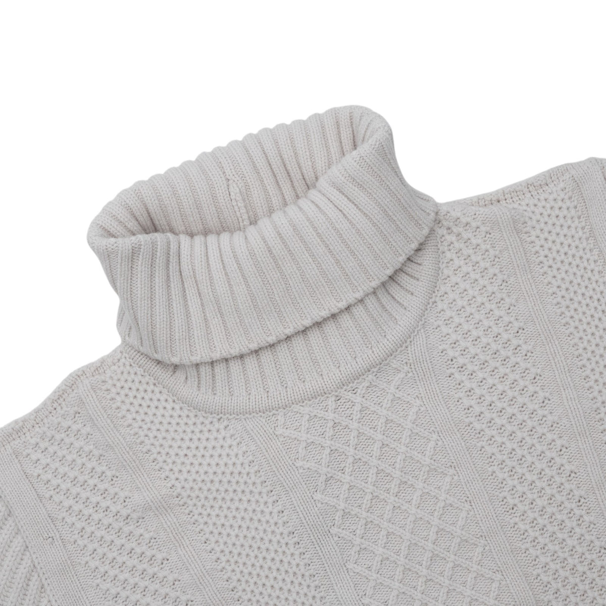 1630$ GIORGIO ARMANI NEVE Sweater Ice Turtleneck Wool Cashmere 40 US / 50 IT