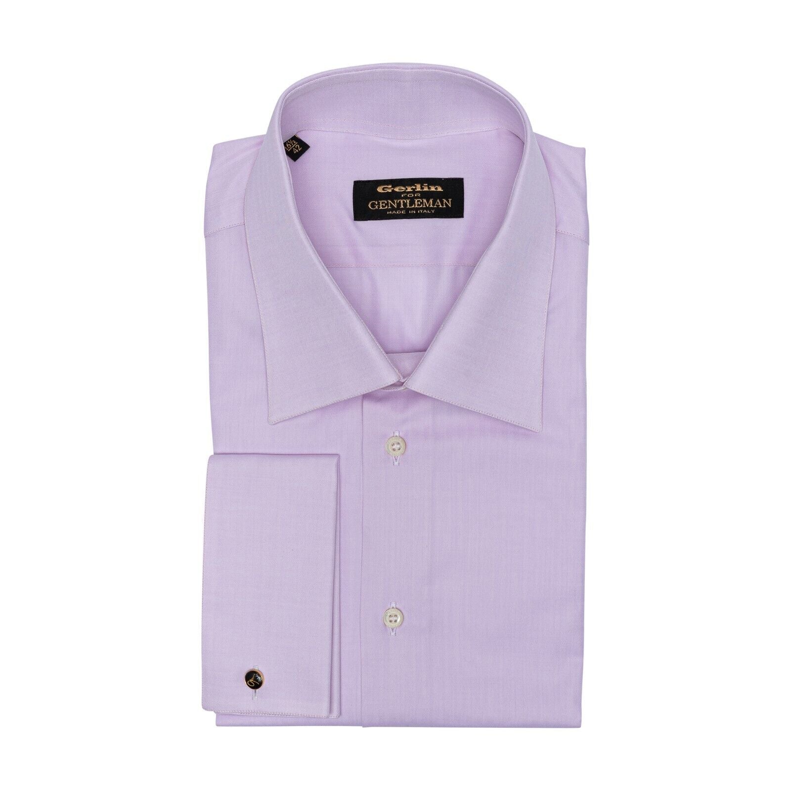 690$ ITALIAN LUXURY GERLIN Shirt Pink FineCotton 1D ZILLI