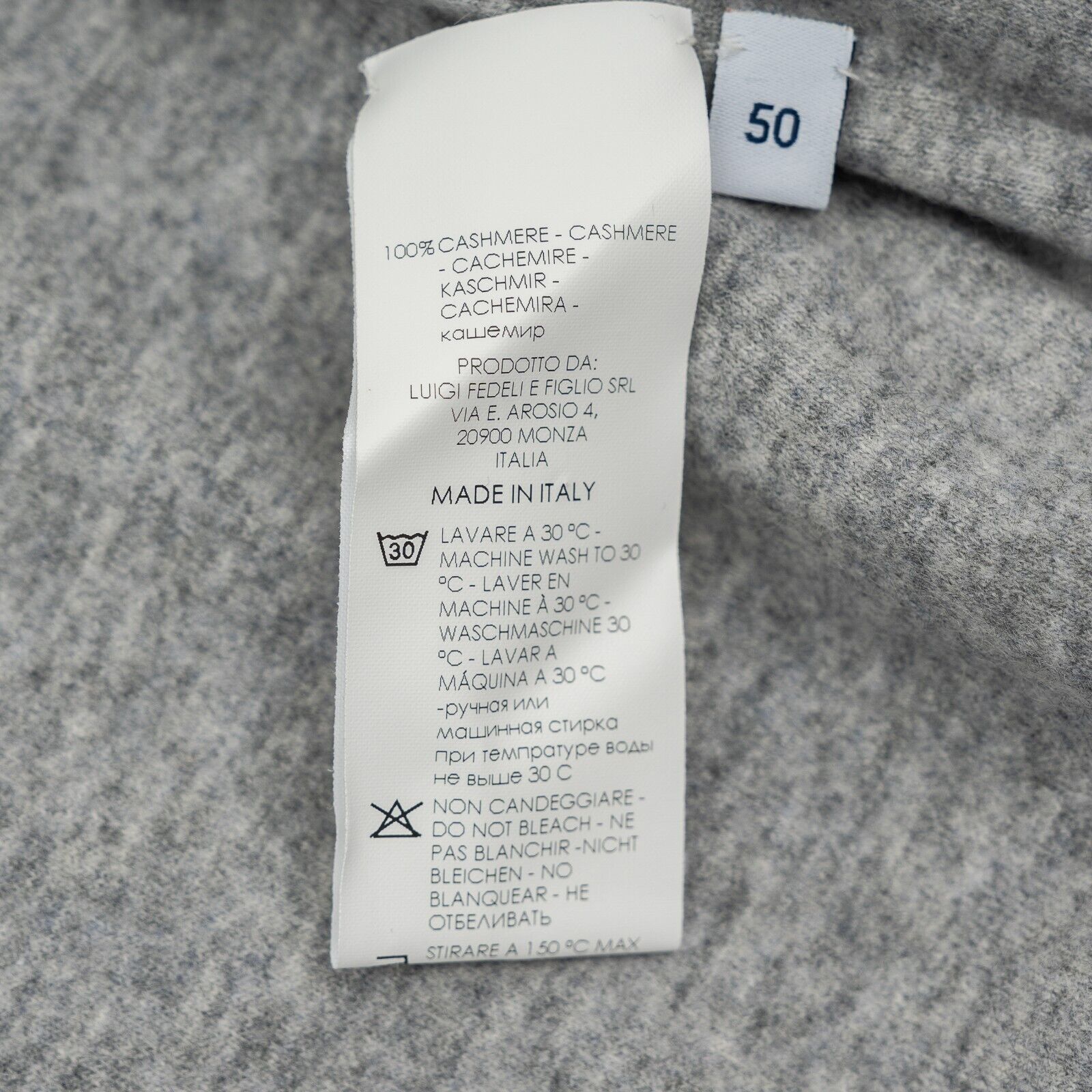 $2600 FEDELI CASHMERE "King" Blue Cardigan Jacket Double Cashmere 40 US / 50 EU