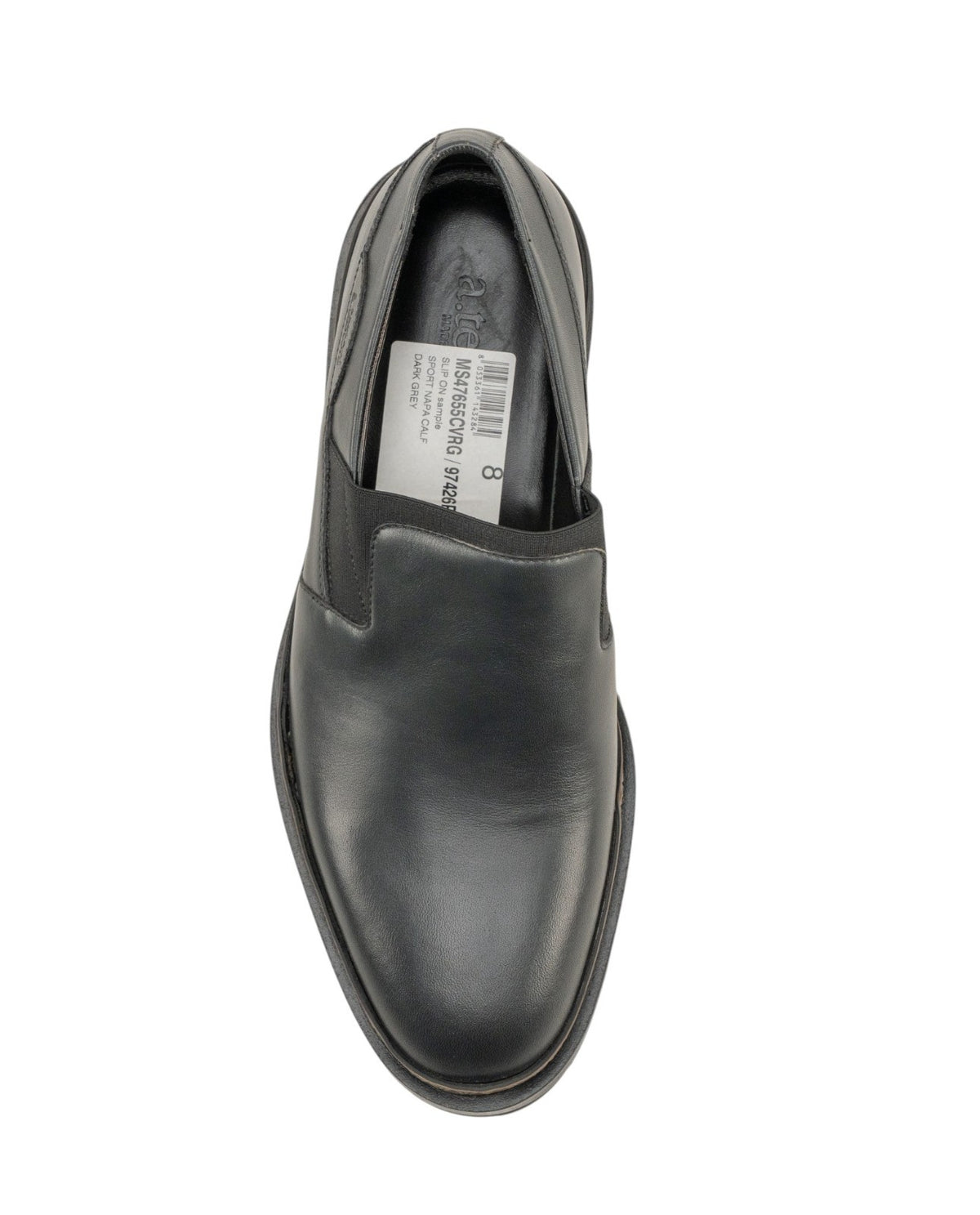 700$ TESTONI Sneaker Shoes Slip-On Sport Napa Calf Dark Gray 8 UK / 9 US / 42 IT