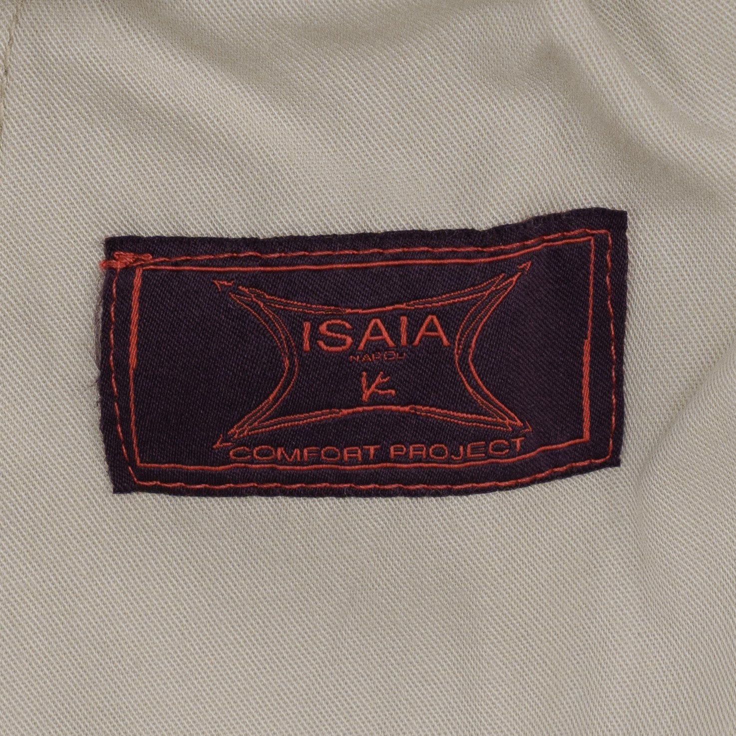 1250$ ISAIA "Comfort Project" Ivory Drawstring Pant Cotton Cashmere Tapered Fit