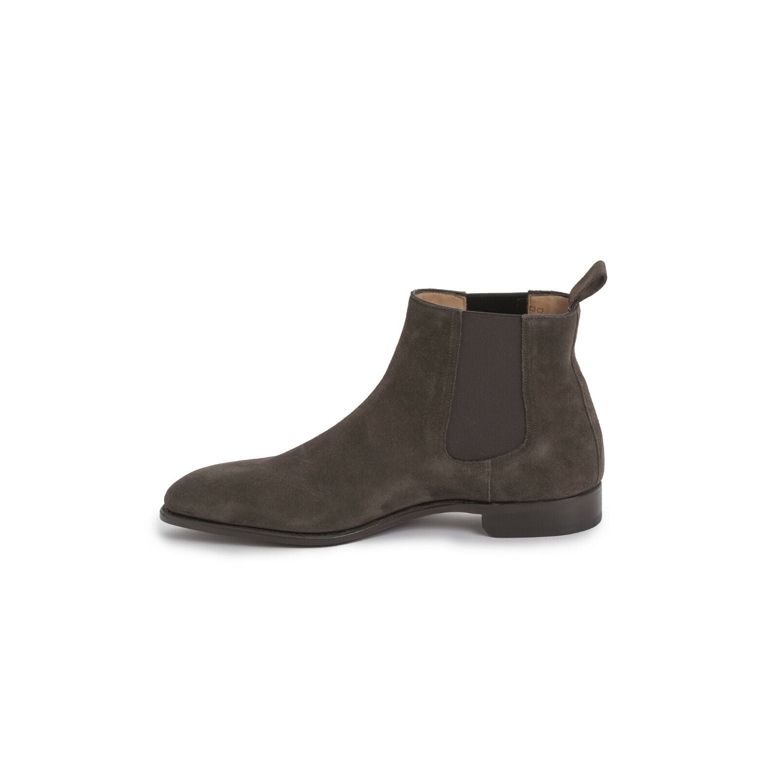 Carlos Santos Suede Chelsea Boot Dark Brown Goodyear Welted Style 9517
