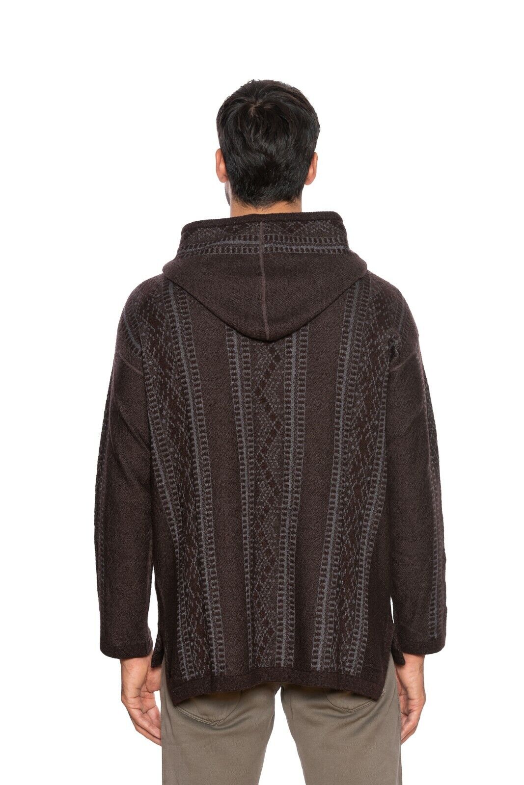 1800$ GIORGIO ARMANI Hoodie Sweatshirt Wool Cashmere Silk Jacquard 38 US / 48 EU