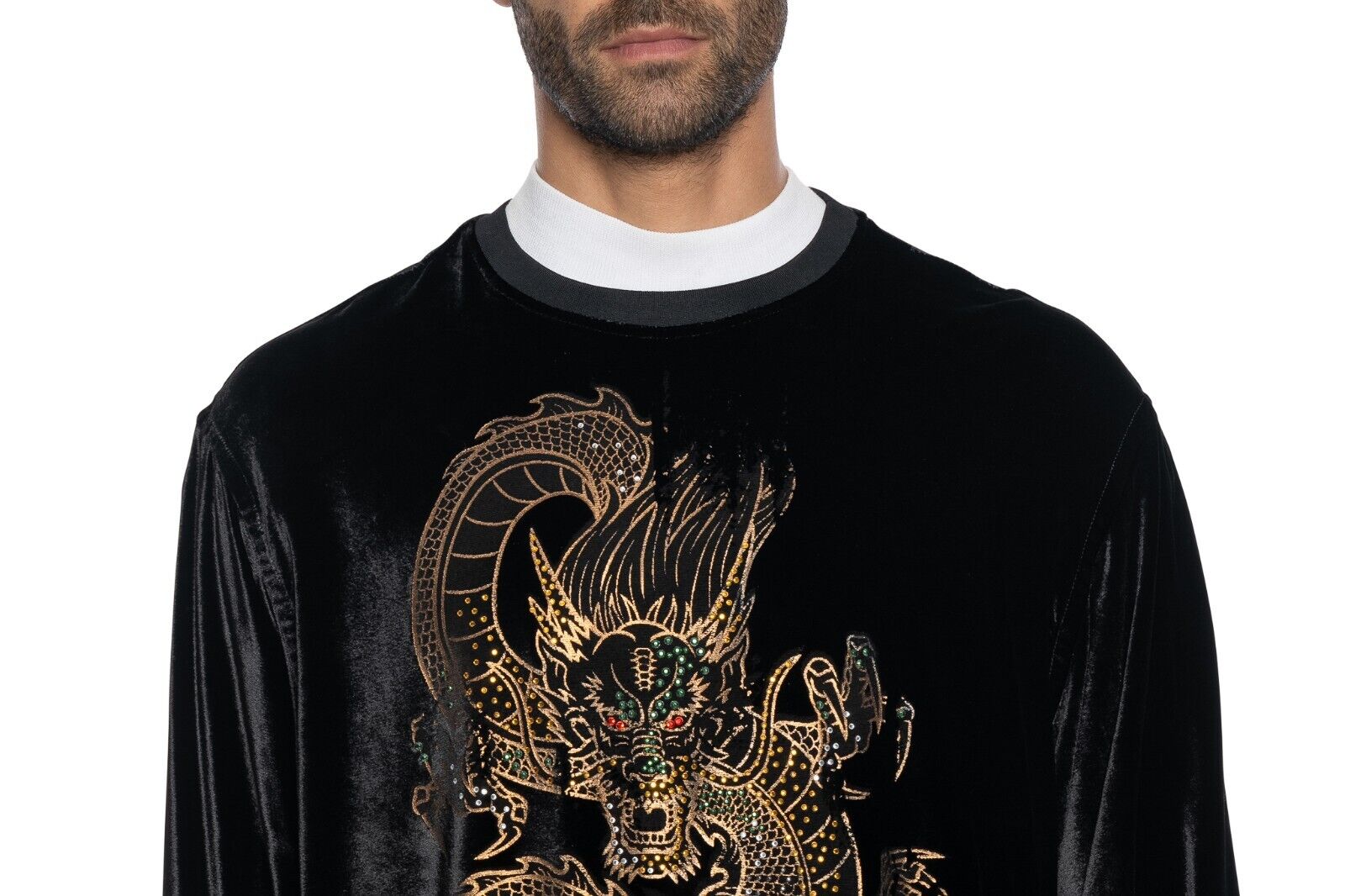 3500$ ITALO FERRETTI Tracksuit Jogging Suit "YEAR OF THE DRAGON" 40 US / 50 EU