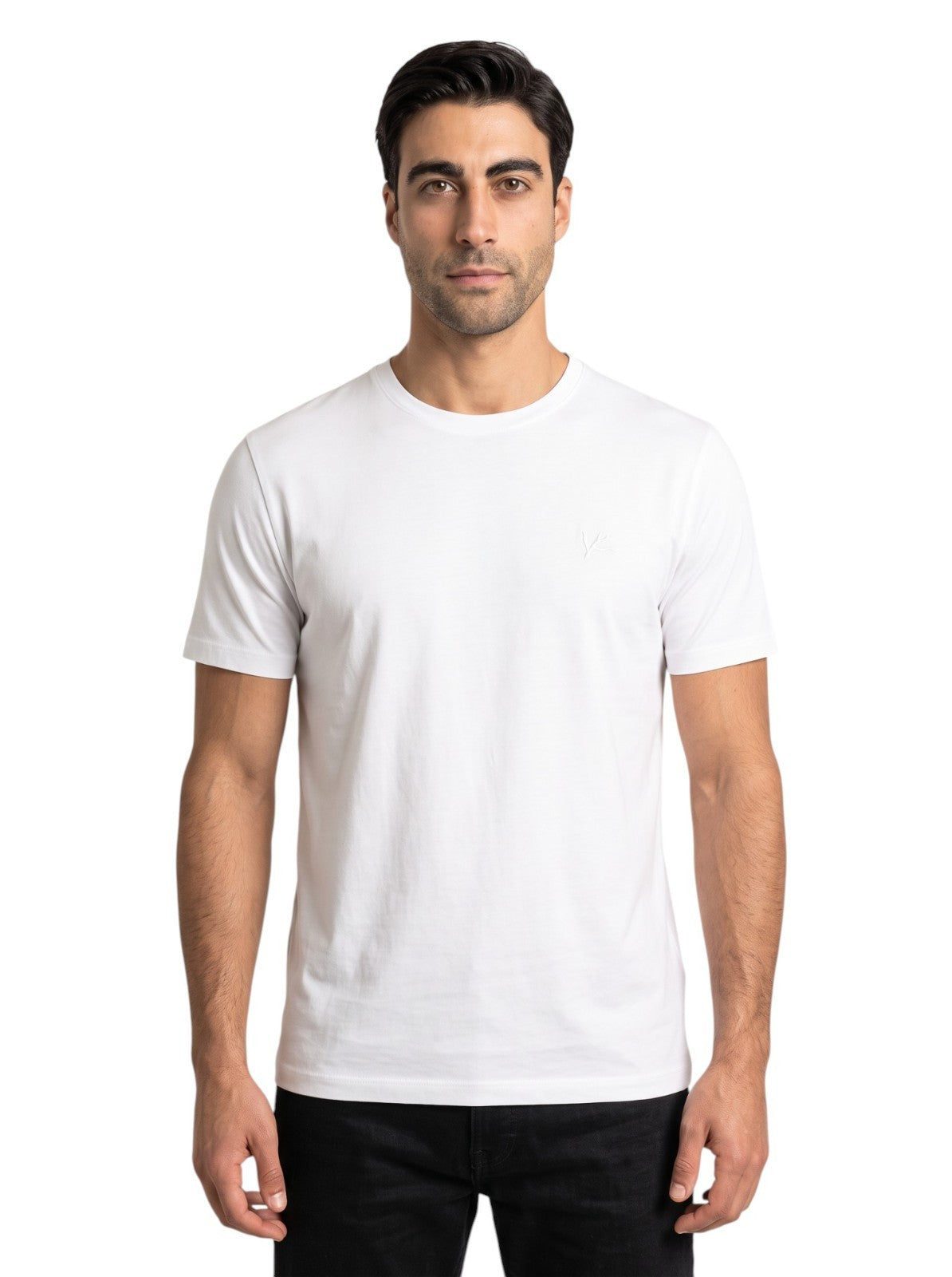 450$ ISAIA NAPOLI White T-Shirt Jersey Cotton - Size XS - Made in Italy