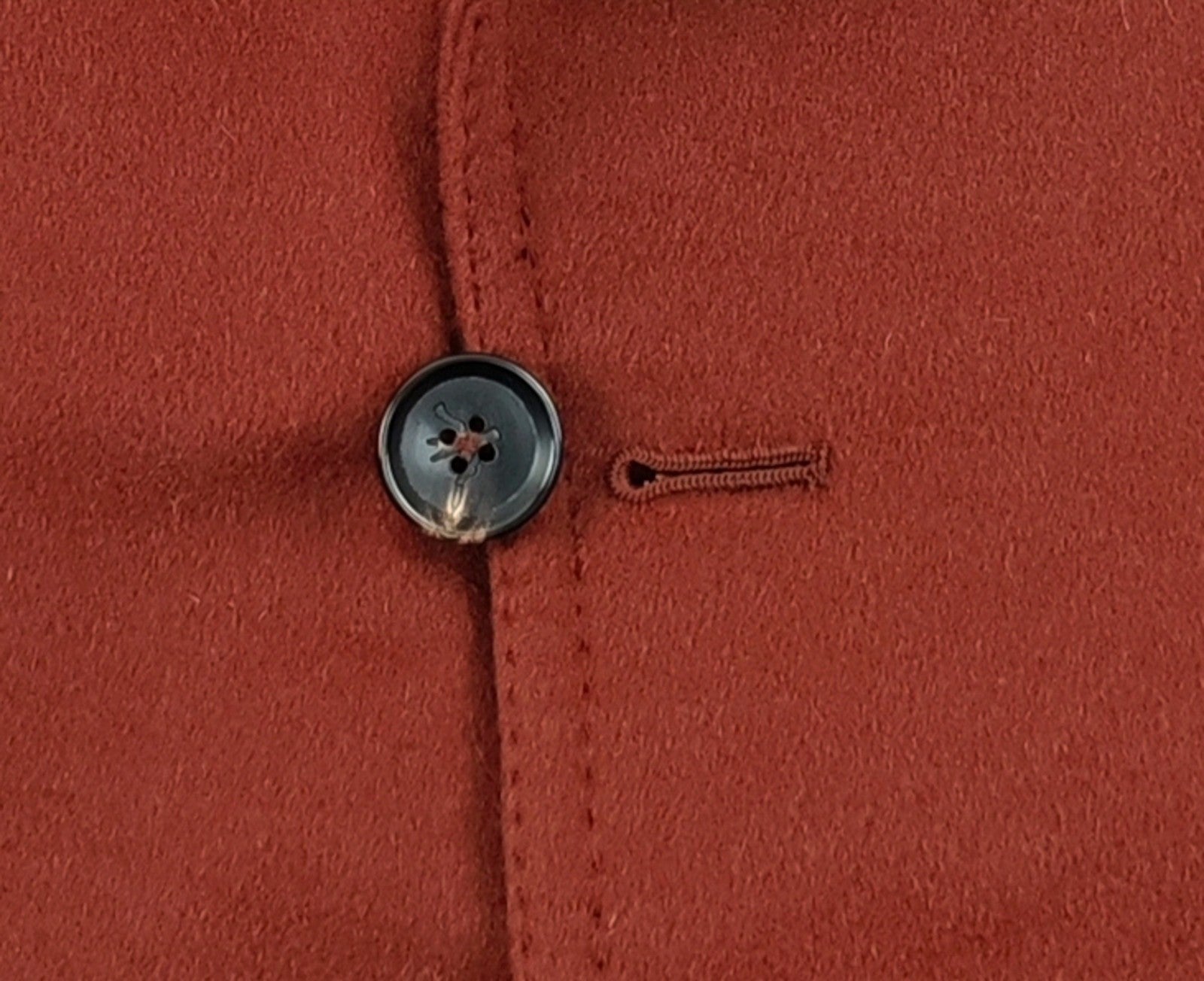 7.2K ISAIA NAPOLI Rust Double Breasted Trench Coat 100% Cashmere 38 US / 48 EU