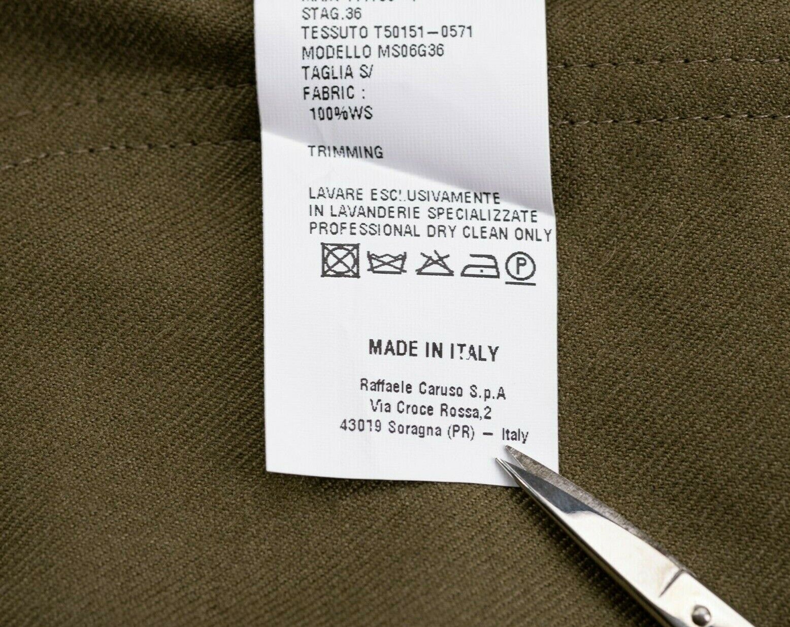 $1600 CARUSO Overshirt Shirt Casual Jacket 100% Cashmere Green Olive Relaxed Fit