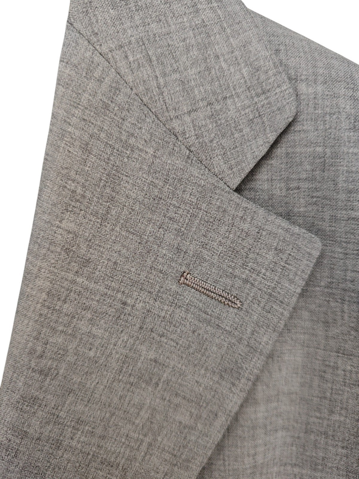 $1450 BURBERRY LONDON Gray Solid Jacket Sport Coat Wool 110's 42 US / 52 EU 7R