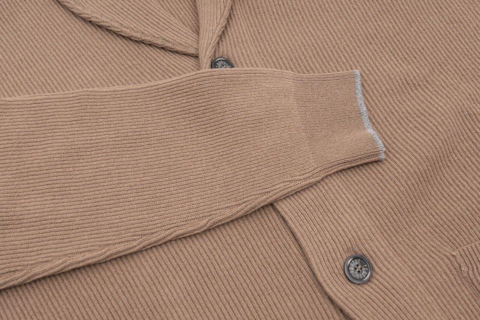 $2500 FEDELI "Terminillo" Brown Cardigan Jacket 100% Cashmere 42 US / 52 EU