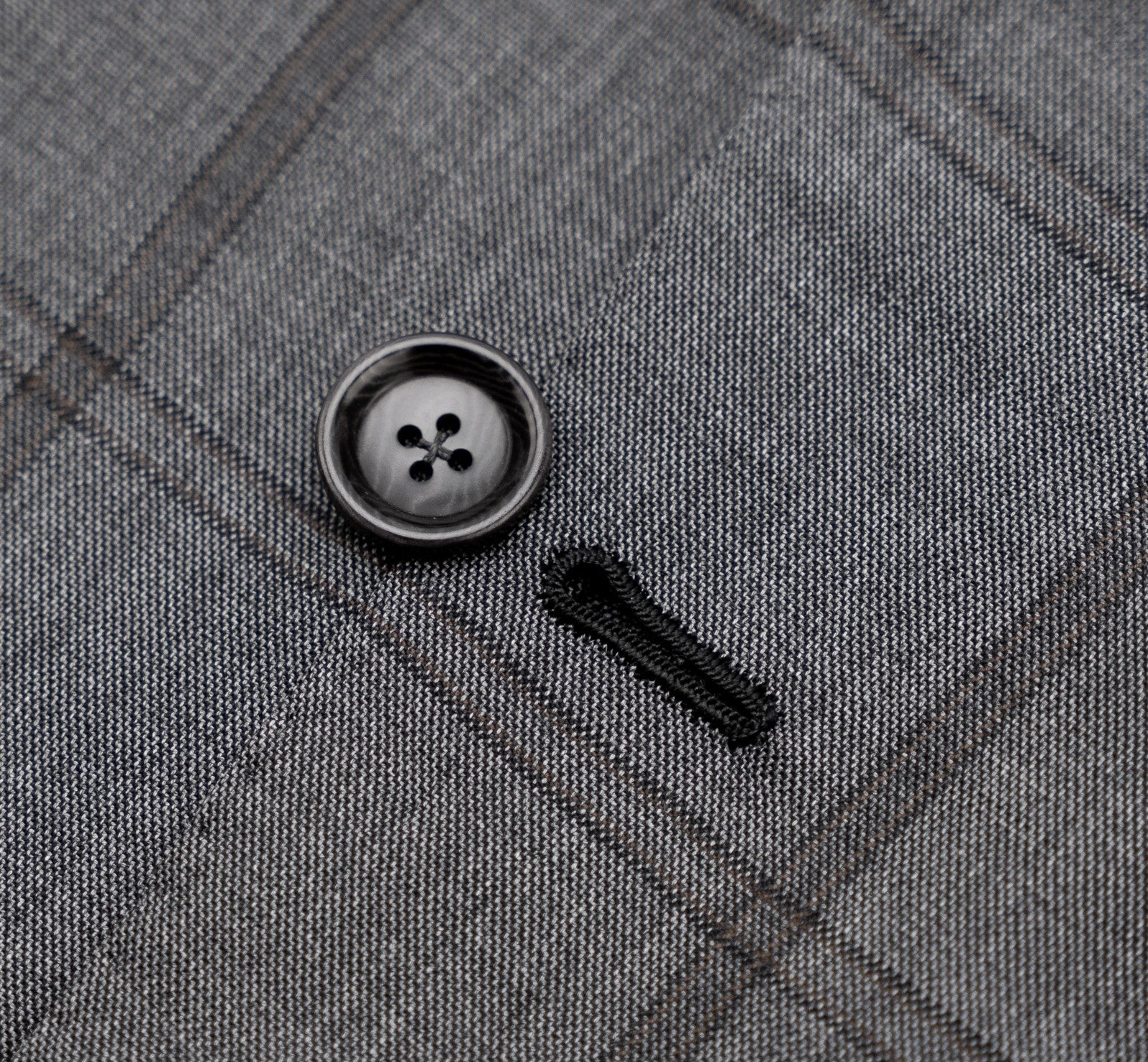 Sartoria DALCUORE NAPOLI Total Hand-Sewn Suit Gray Wool 120's 38 US / 48 EU