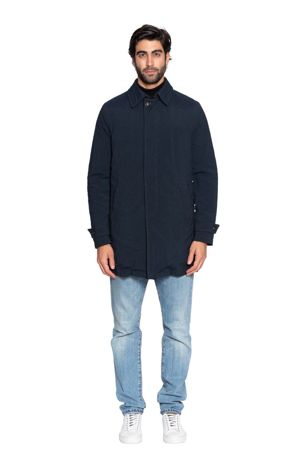 750$ MI.DA TOKYO-FIRENZE Trench Coat Japan Fabric Water Repellent 38 US / 48 EU