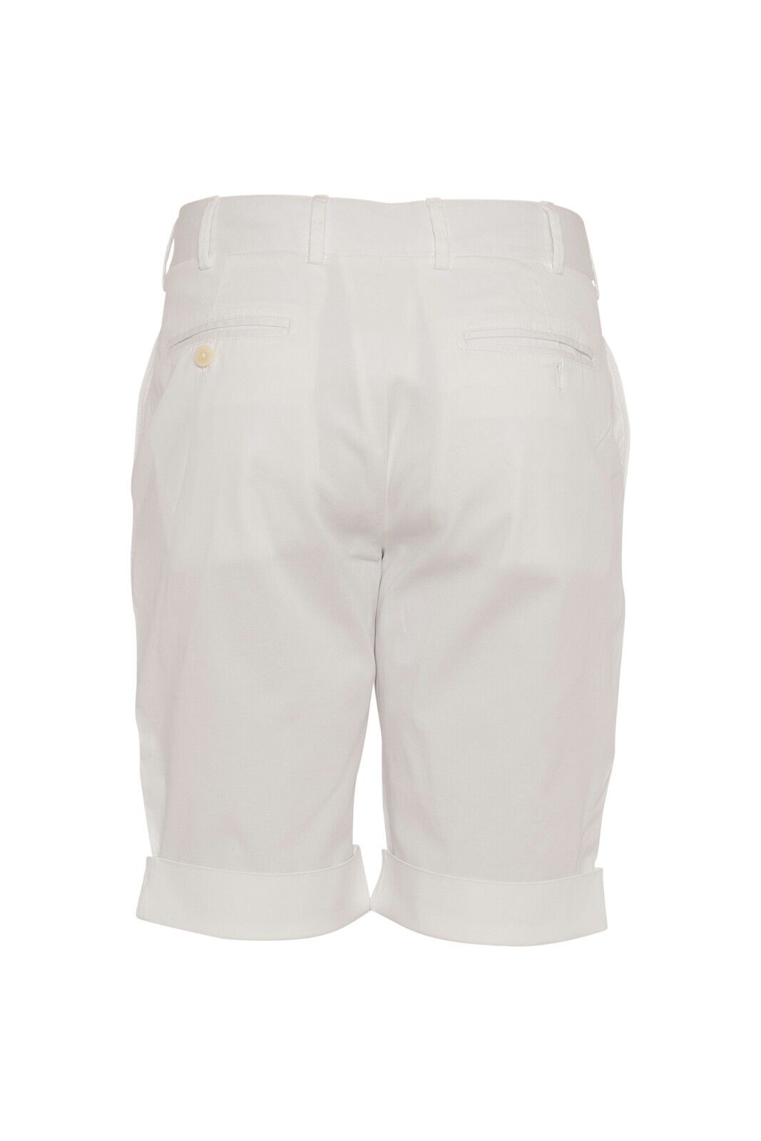 650$ ISAIA NAPOLI White 5 Pockets Chino Sport Short Pant Cotton Made in Italy