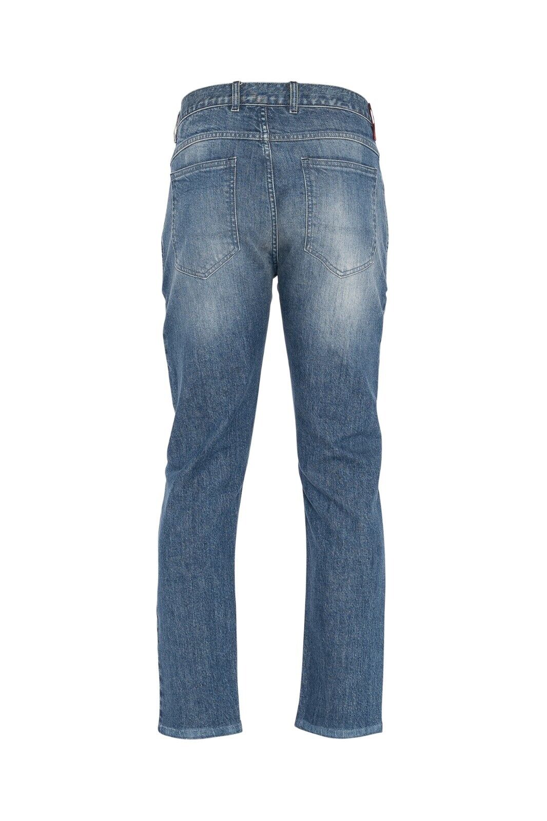 690$ ISAIA NAPOLI Blue Denim Jeans Trousers Pant Cotton 34 US / 50 EU Slim Fit