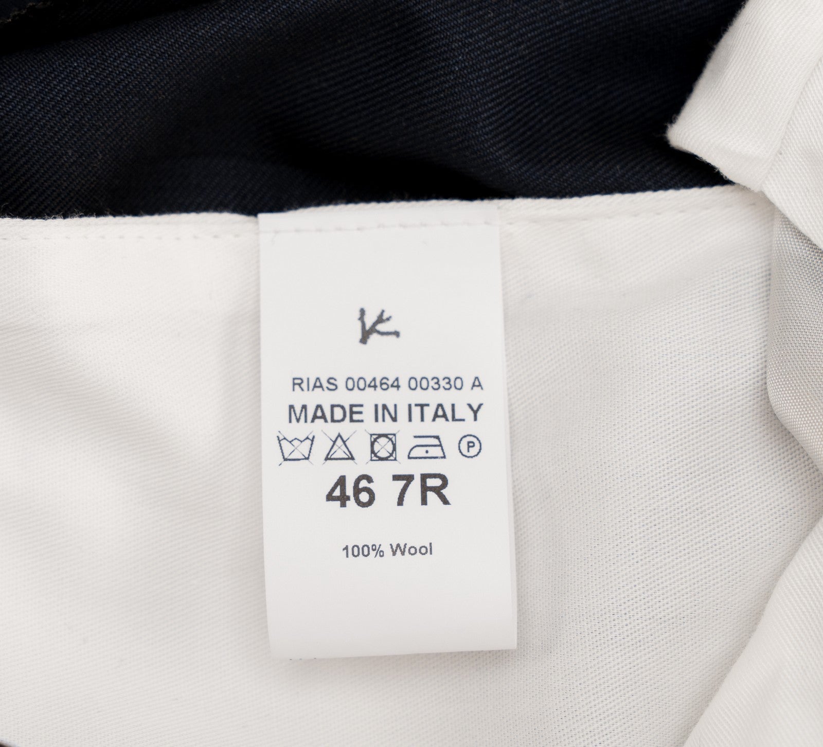 1550$ ISAIA Hand-Sewn Tapered Dress Pant Fine Wool Blue Navy 30 US / 46 EU 7R