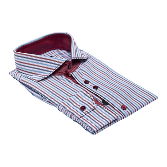 690$ LUXURY GERLIN Shirt Double Buttons Cotton 16 - 41 - 8P BIJAN
