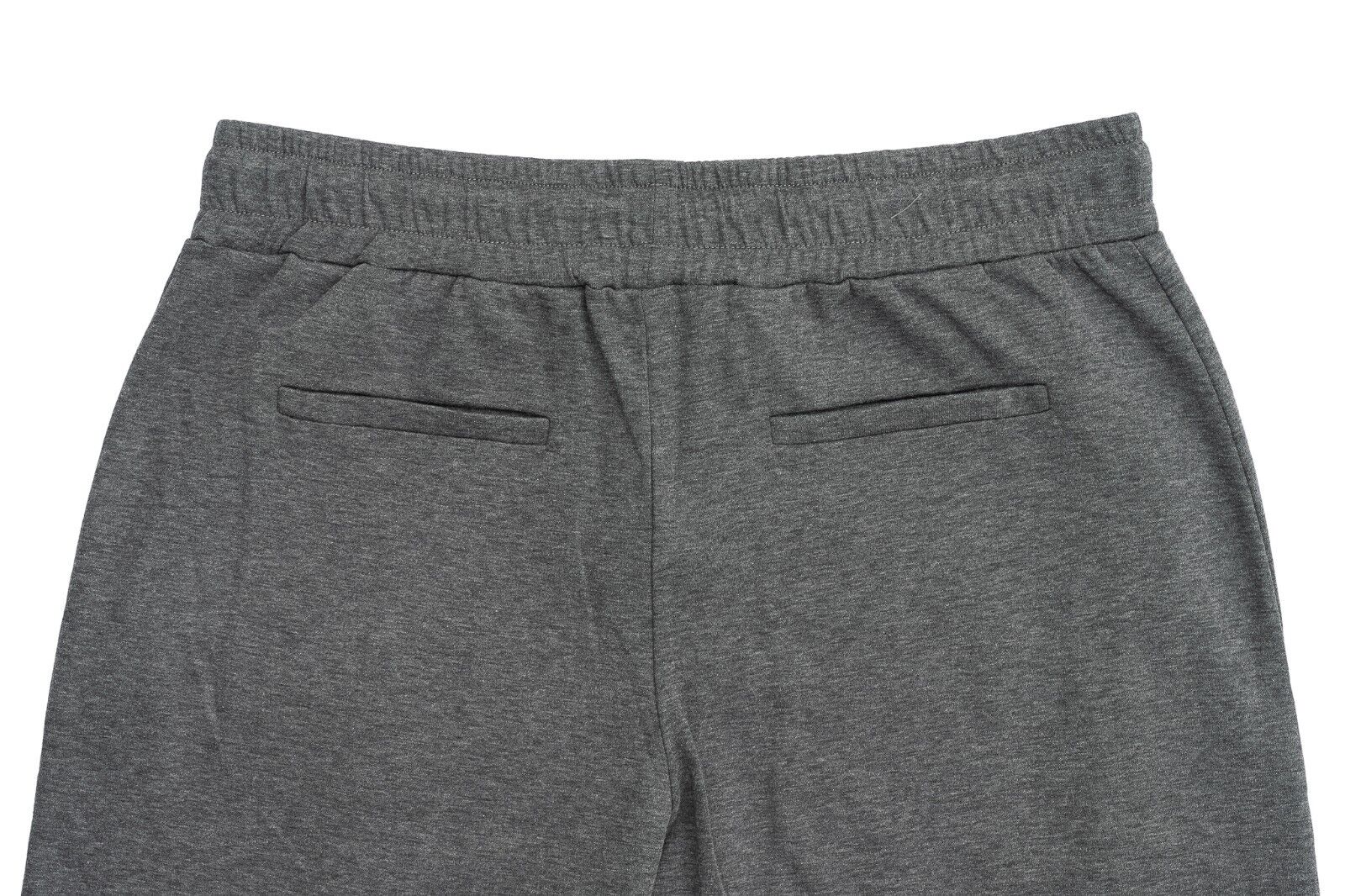 1100$ ISAIA NAPOLI Gray Trackpant Drawstring Jogging Pant Cotton Blend Size L