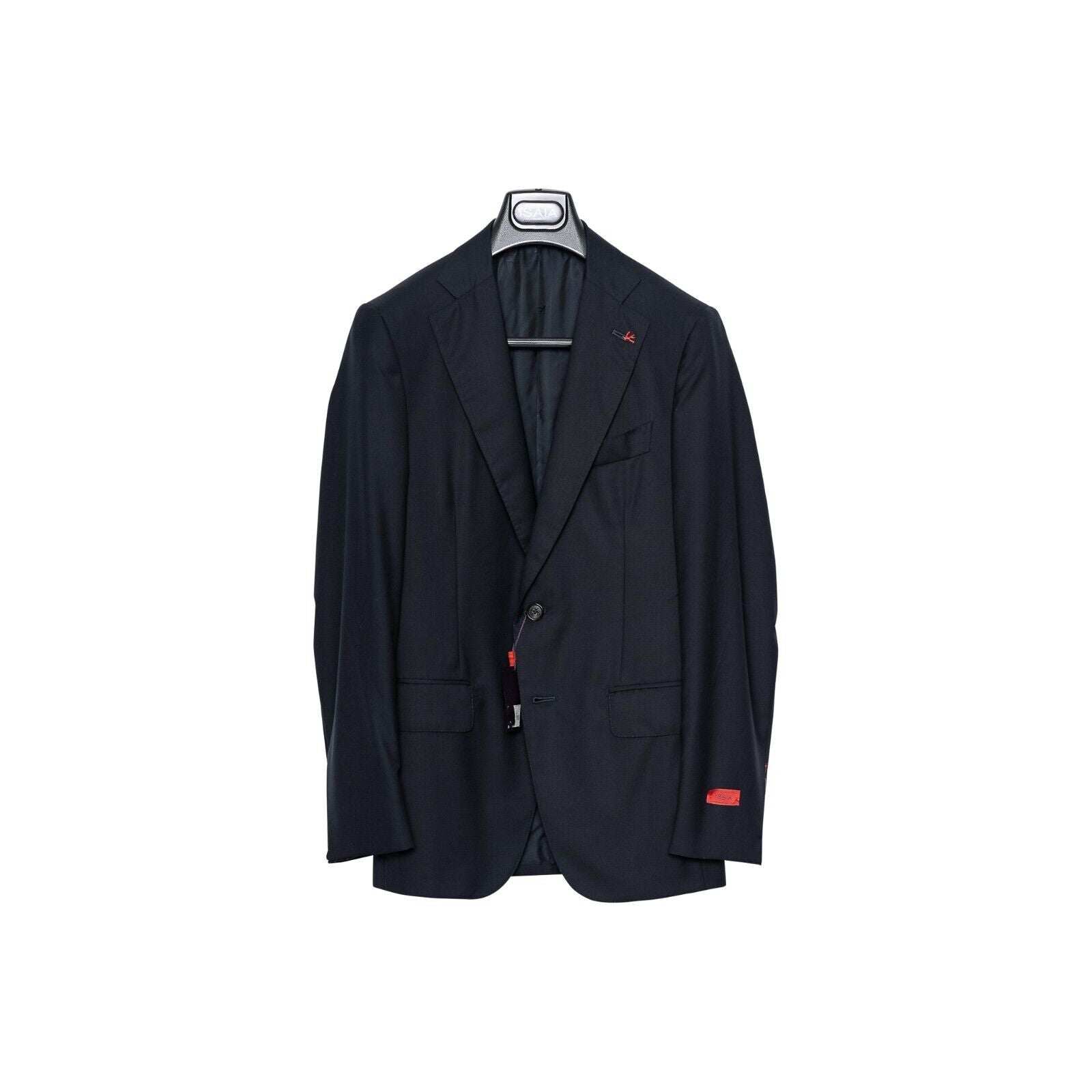 $4300 ISAIA NAPOLI Aquaspider Blue Jacket Sport Coat Wool 160's  32 US / 42 EU