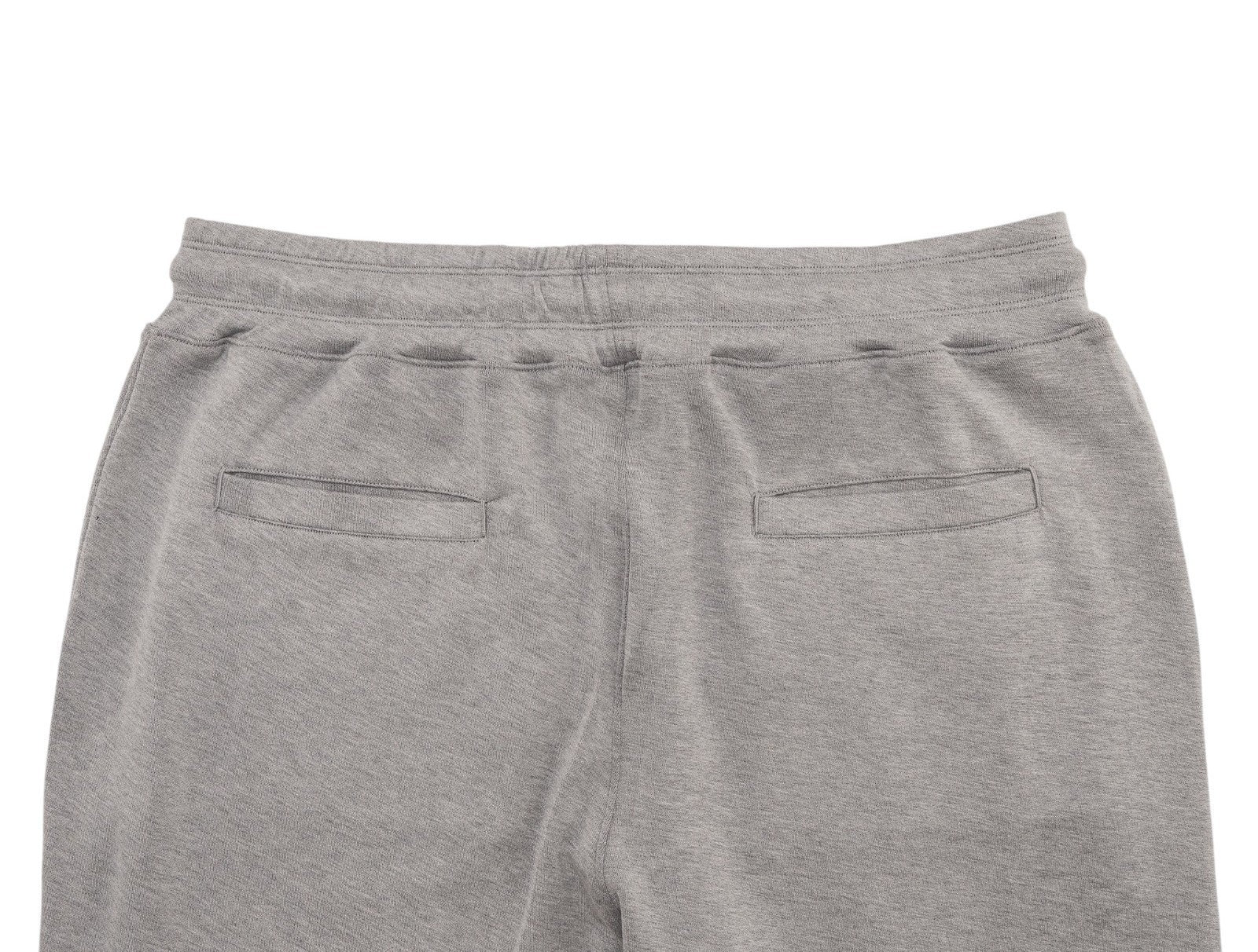 1550$ ISAIA Gray Drawstring Sartorial Track Pant Jersey Cotton / Silk Size XL