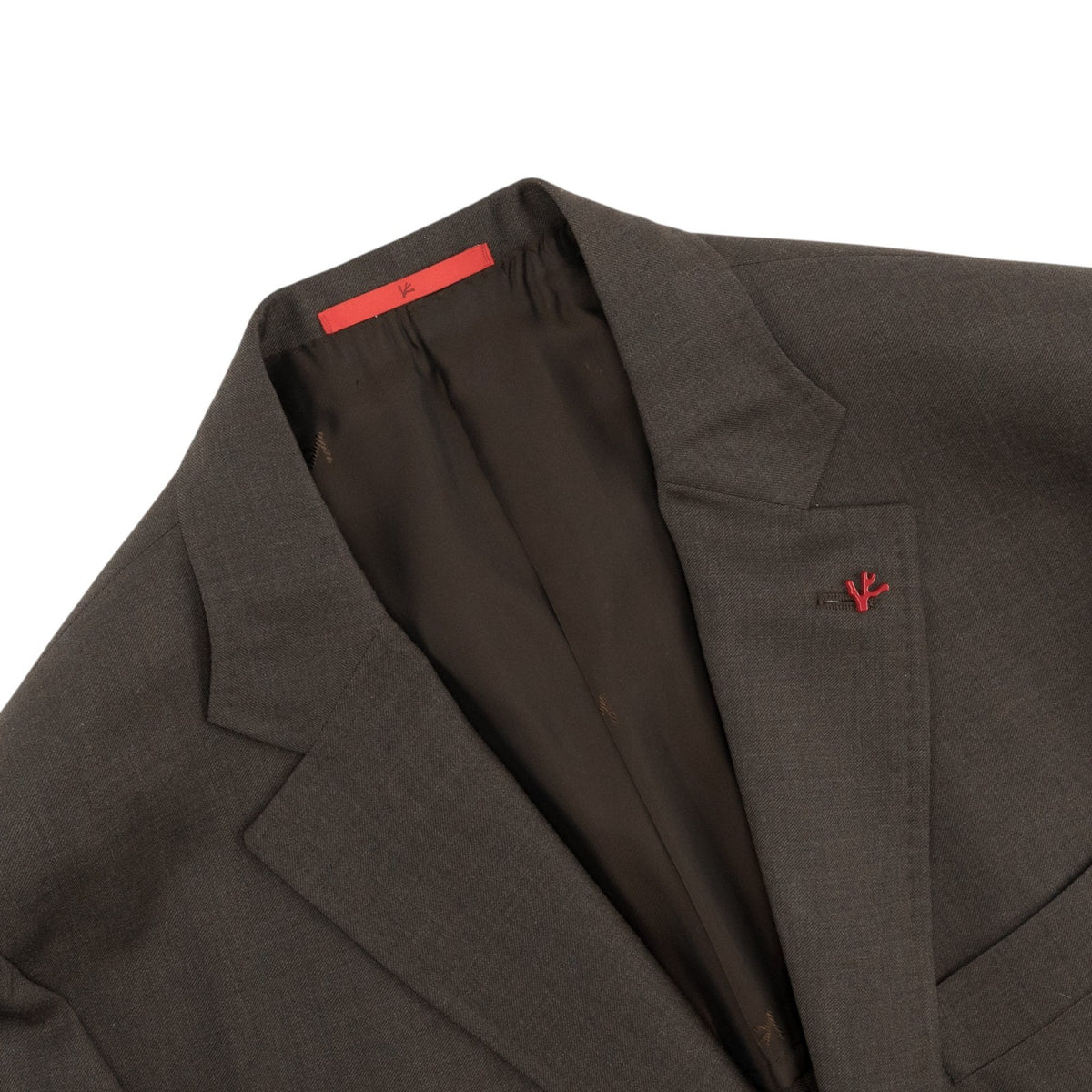 $6600 ISAIA "Capri" Dark Brown Suit Fine Wool Aquaspider 44 US / 54 EU 8R