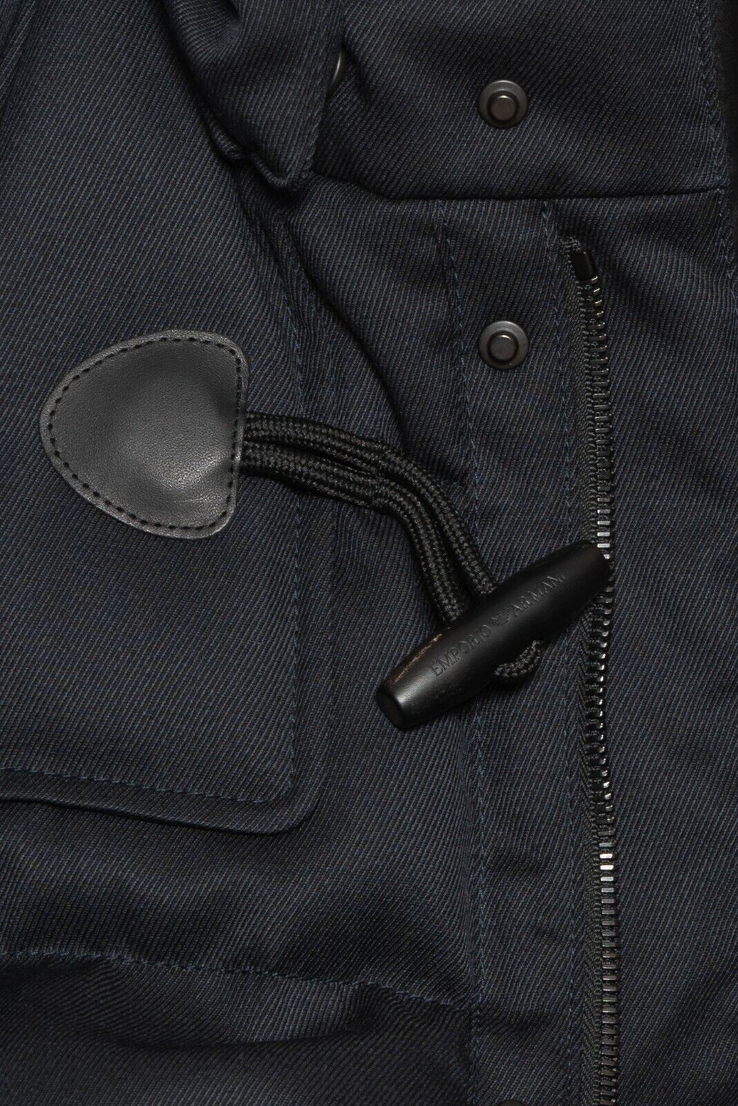 1150$ EMPORIO ARMANI Coat Puffer in Wool / Real Down Made in Italy 40 US / 50 EU
