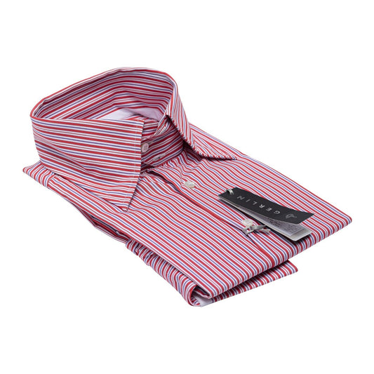 750$ LUXURY GERLIN Shirt Triple Buttons ALUMO Cotton 16 - 41 9Q BIJAN