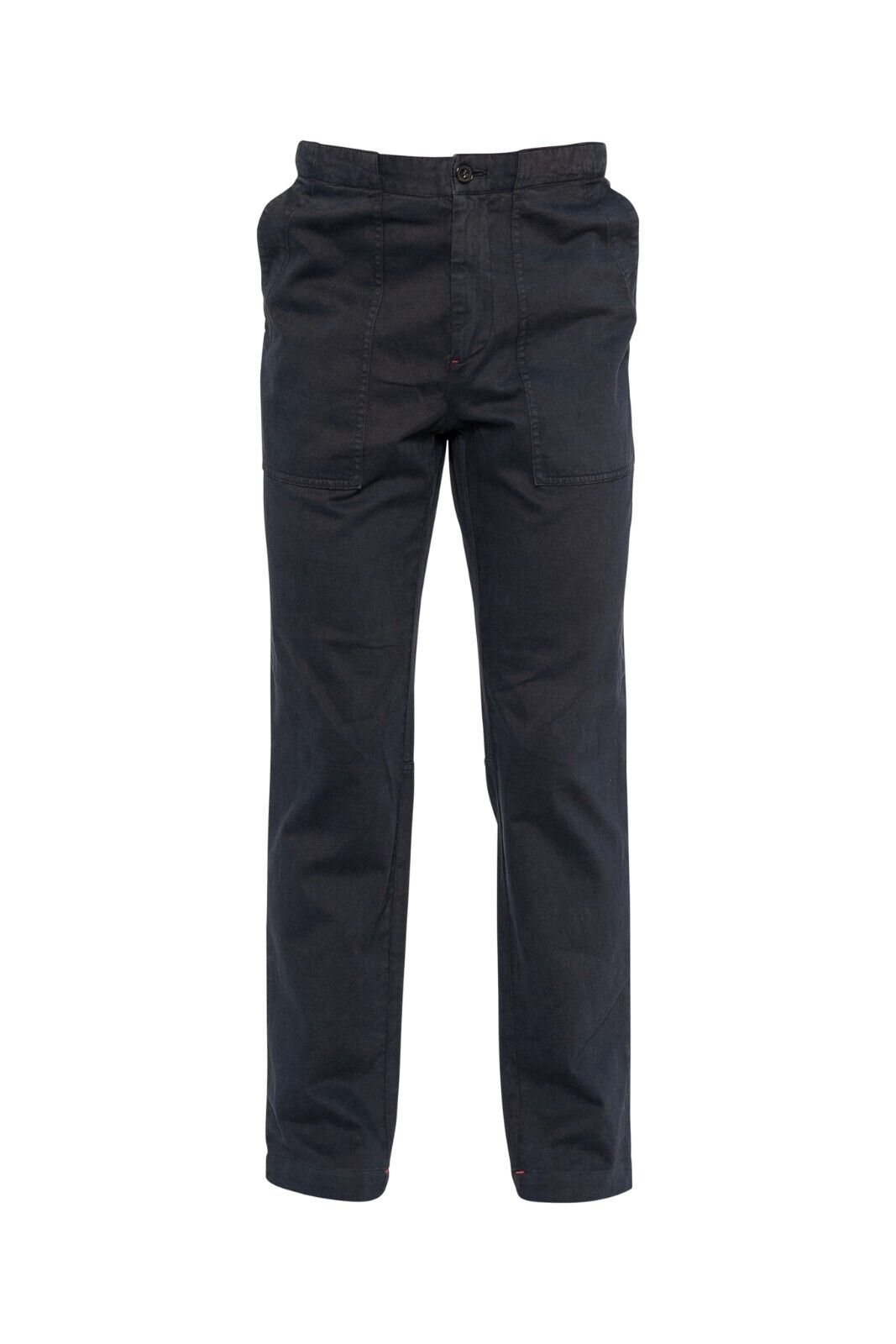690$ ISAIA NAPOLI Blue Navy Chino Trousers Pant Cotton / Cashmere 32 US / 48 EU