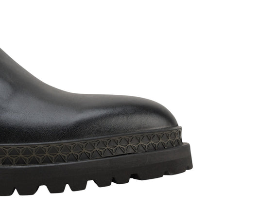 $950 TESTONI BOLOGNA Slip-On Sport Napa Calf Black