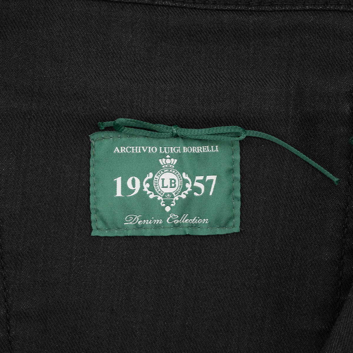 415$ LUIGI BORRELLI NAPOLI Charcoal 5 Pocket Jeans 35 US / 51 EU - Made in Italy
