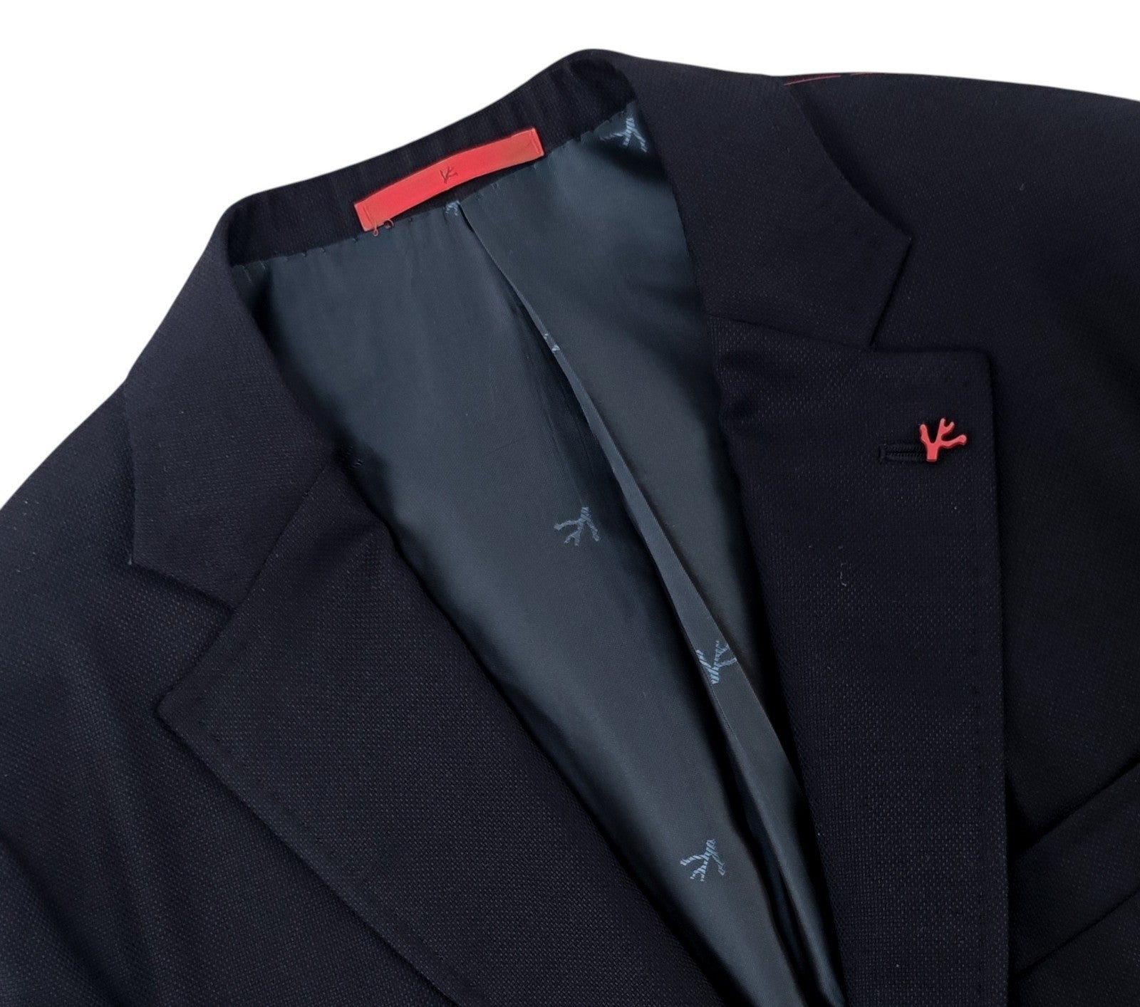 $5990 ISAIA "Capri" Slim-Fit Jacket Sport Coat Blue Knit Wool 42 US / 52 EU 8R