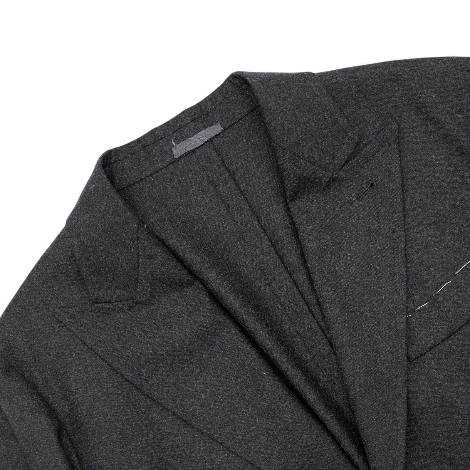 1800$ SARTORIO KITON NAPOLI Dark Gray Jacket Sport Coat Wool 44 US / 54 EU 8R