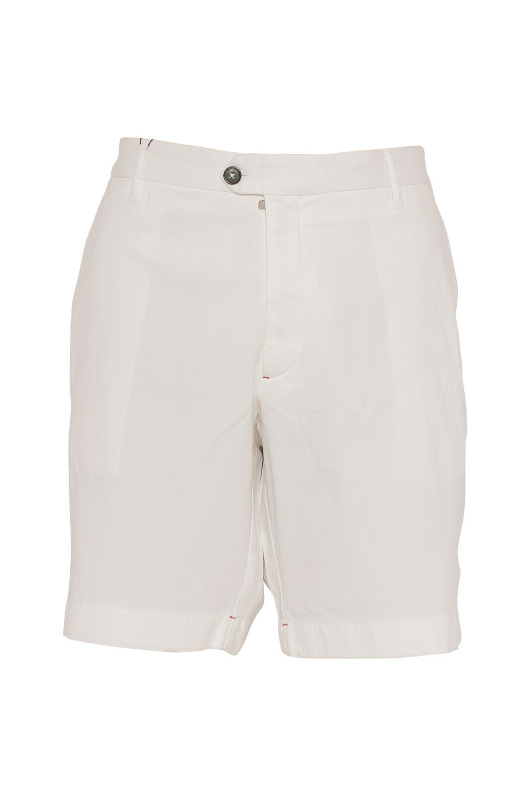 750$ ISAIA NAPOLI White Chino Short Pant Cotton / Cashmere 42 US / 58 EU