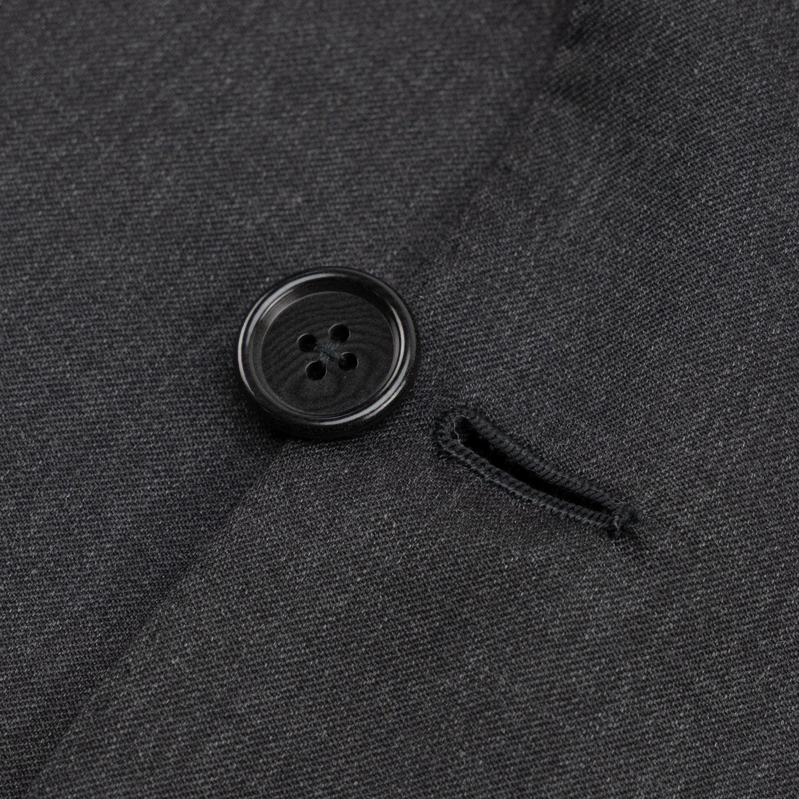 $2950 RUBINACCI LONDON HOUSE 3 Buttons Suit Wool Dark Gray 42 US / 52 EU