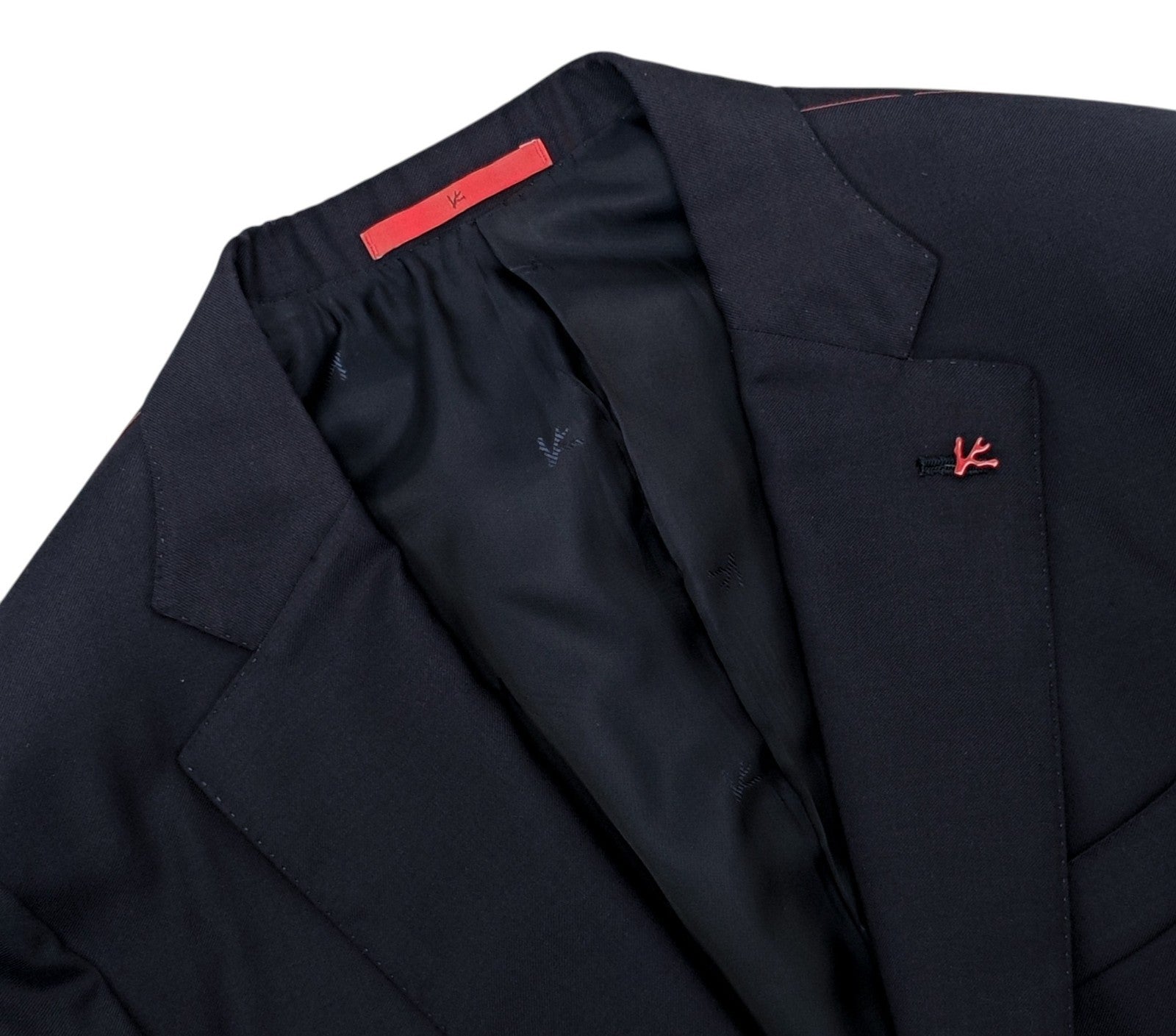 $7120 ISAIA "Gregorio" Suit Aquaspider Blue Midnight Fine Wool 42 US / 52 EU 8R