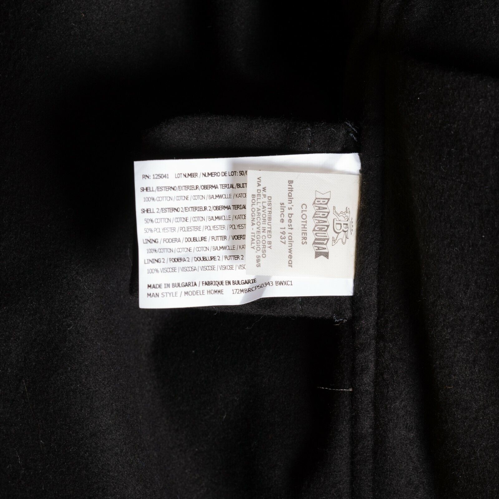 720$ BARACUTA G10 Winter Trench Coat Navy Wax Cotton by Stevensons of Scotland