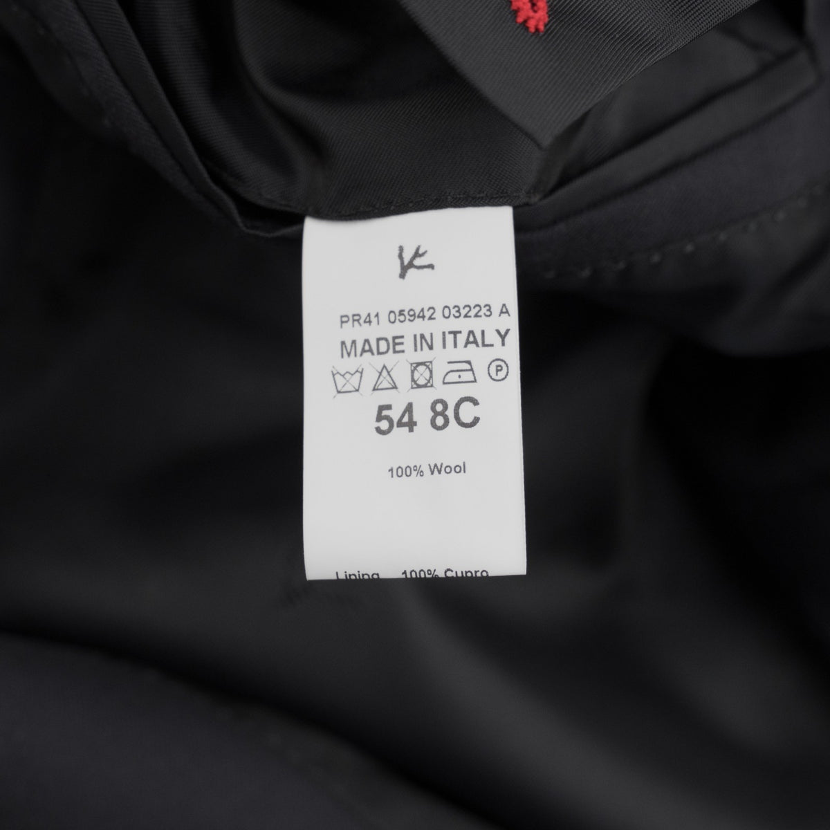 $7150 ISAIA "Sanita" Blue Midnight Suit Fine Wool Aquaspider 44 US / 54 IT 8C