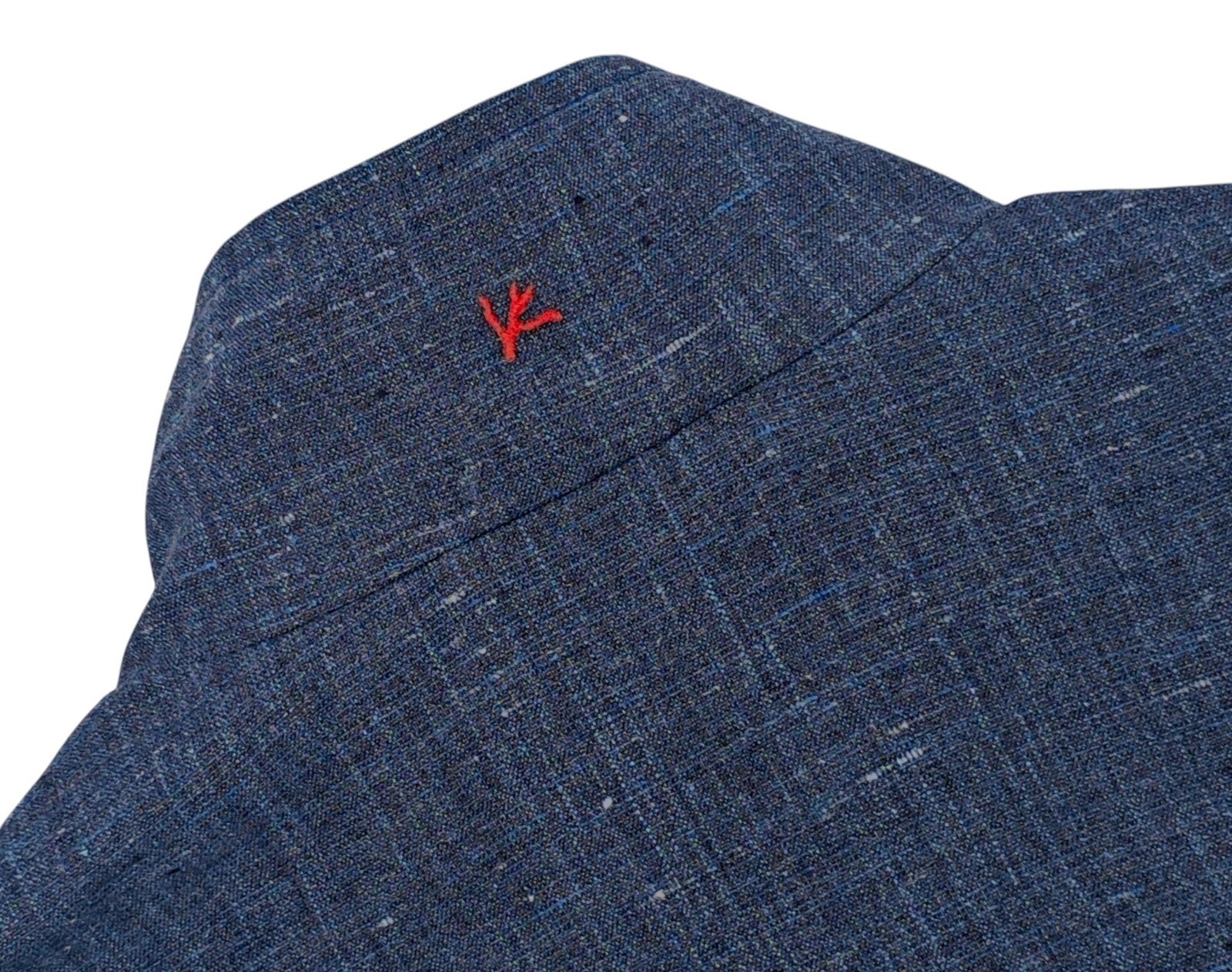 4125$ ISAIA NAPOLI Blue Field Jacket Techno Wool & Linen 38 US / 48 EU