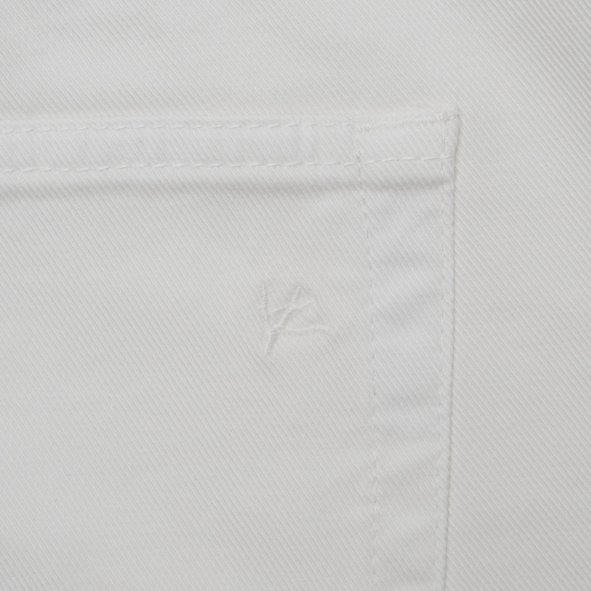 690$ ISAIA NAPOLI White 5 Pockets Denim Jeans Pant Cotton Slim Fit 34 US / 50 EU
