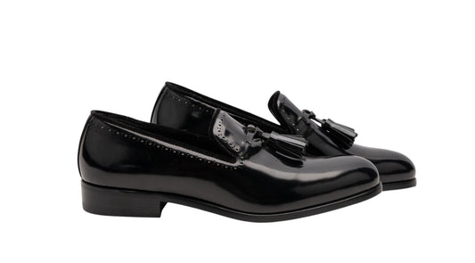 1500$ MARTEGANI 1891 Tassel Loafer Shoes 100% Shell Cordovan 8 UK / 9 US / 42 IT