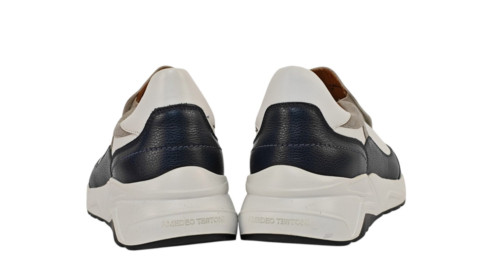 1100$ TESTONI "Cagliari" SlipOn Sneaker Karibu Calf + Suede 8 UK / 9 US / 42 IT