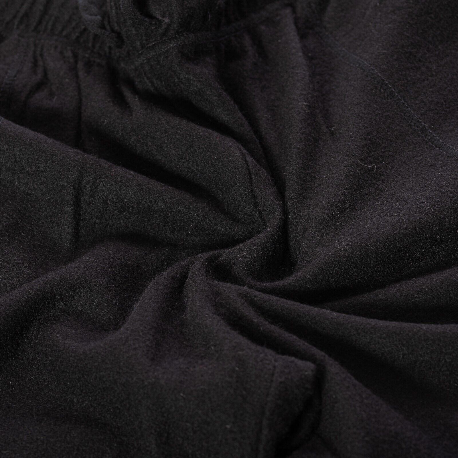 1200$ FEDELI CASHMERE Pant Joggers Sweatpants Black 100% Soft Cashmere Size XL