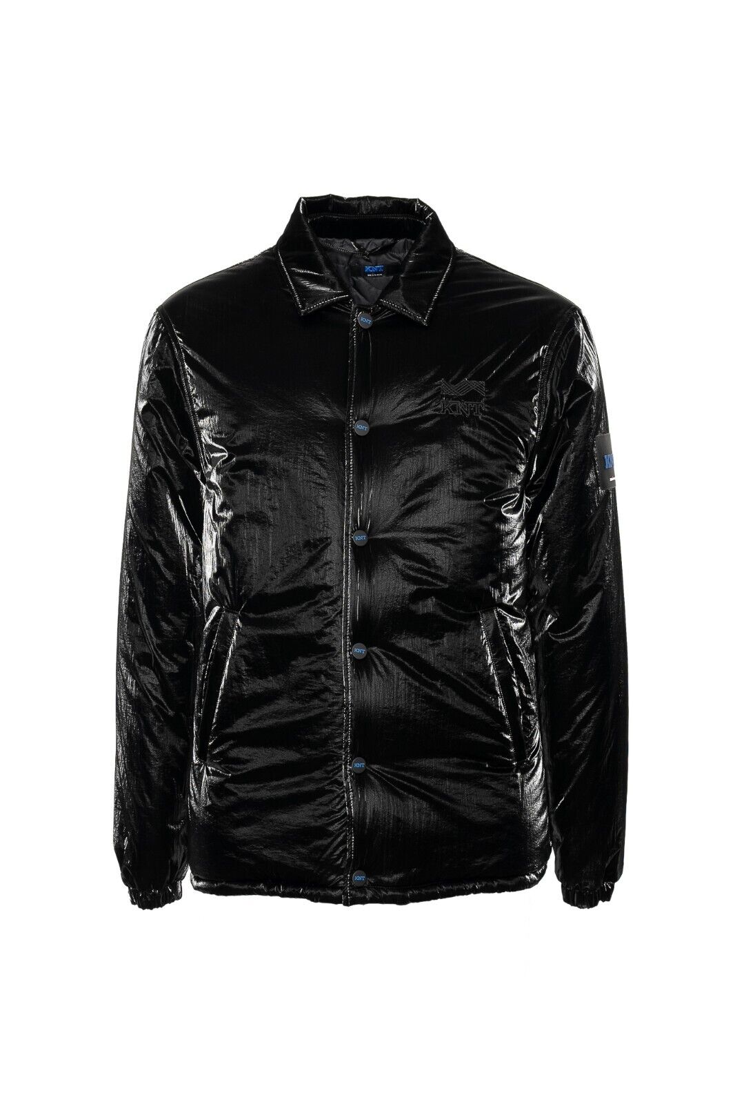 $1800 KITON KNT Black "Shiny Effect" Padded Puffer Jacket Coat - PA