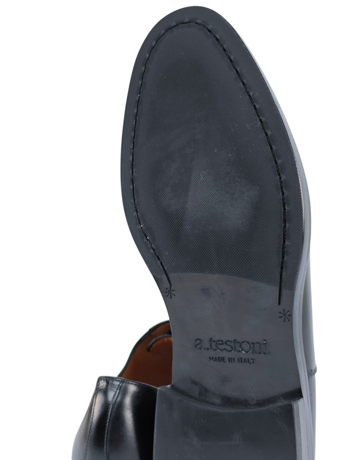 950$ TESTONI Bologna 1929 Oxford Shoes Lux Calf Blue Midnight 8 UK / 9 US 42 IT