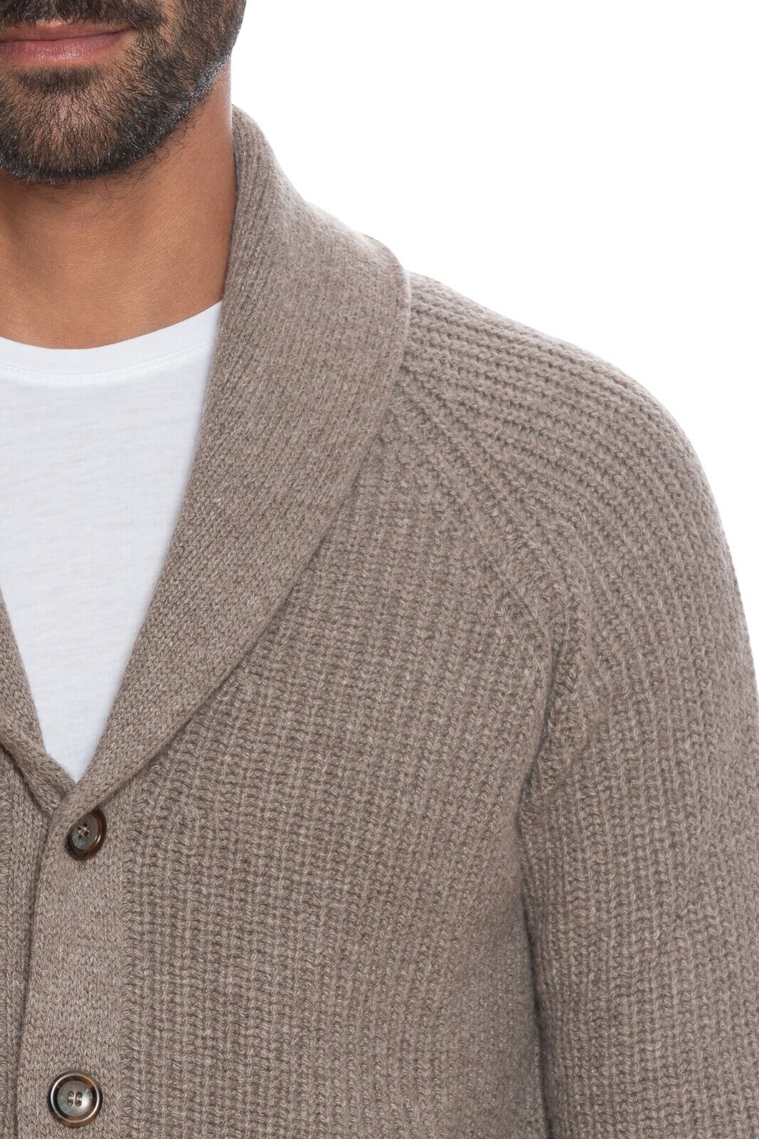 850$ DELLA CIANA CASHMERE Wool Merinos Superior / Cashmere Cardigan 40 US 50 EU