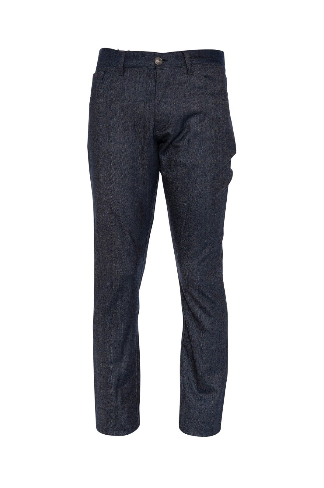 850$ ISAIA NAPOLI Blue 5 Pockets Trouser Pant Soft Wool 32 US / 48 EU