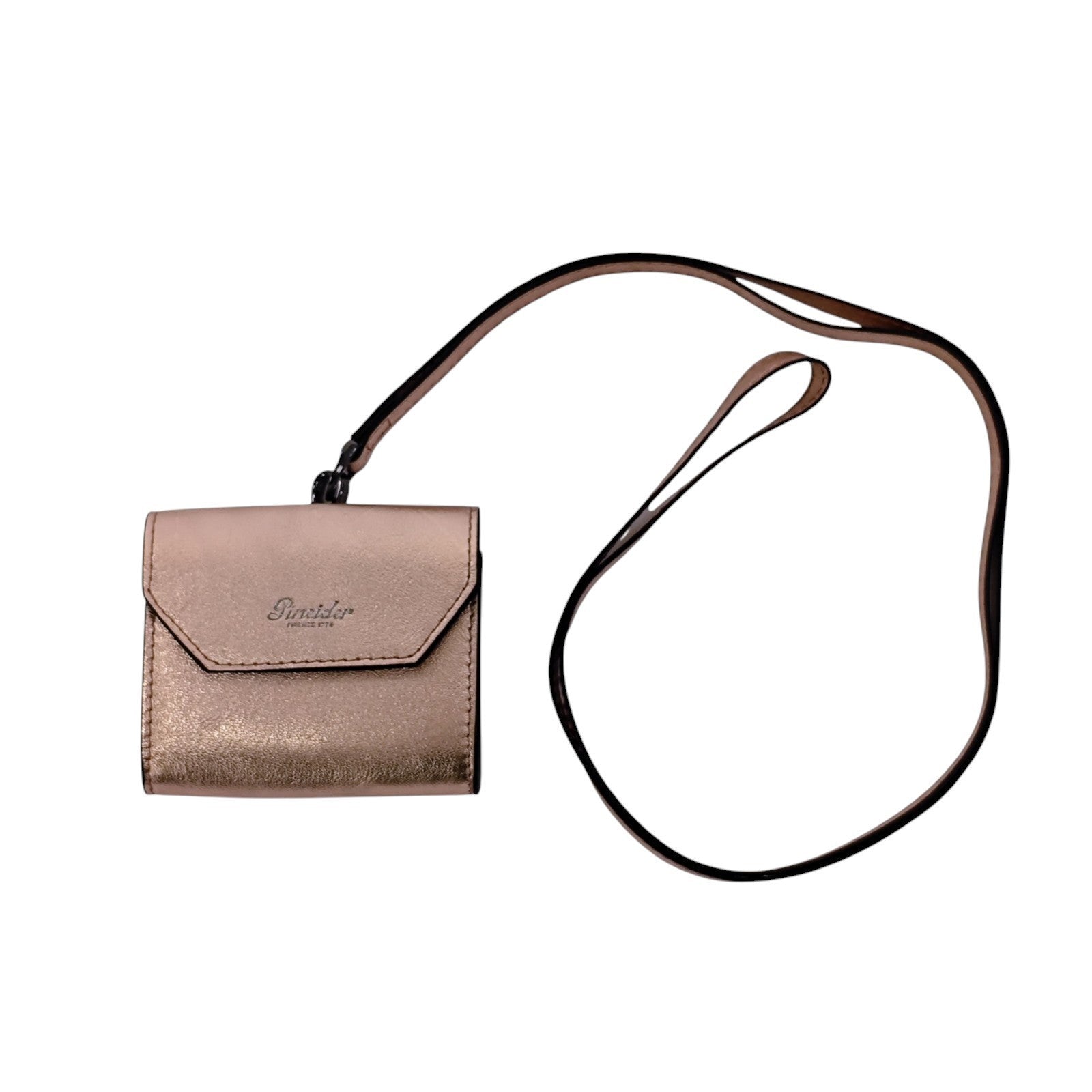 150$ PINEIDER FIRENZE 1774 Headphones Airpods Holder Calf Laminated Rose