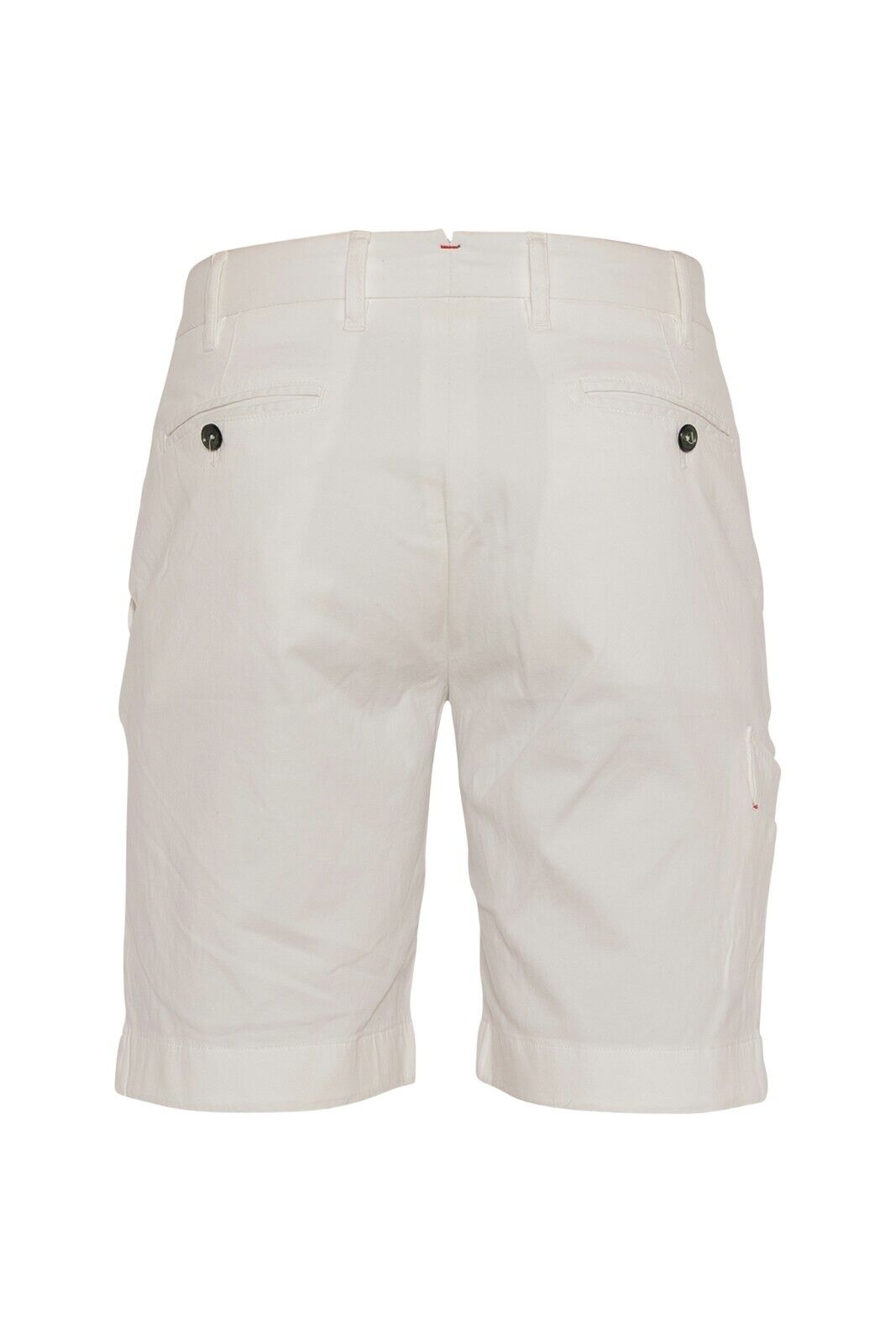 750$ ISAIA NAPOLI White Chino Short Pant Cotton / Cashmere 32 US / 48 EU