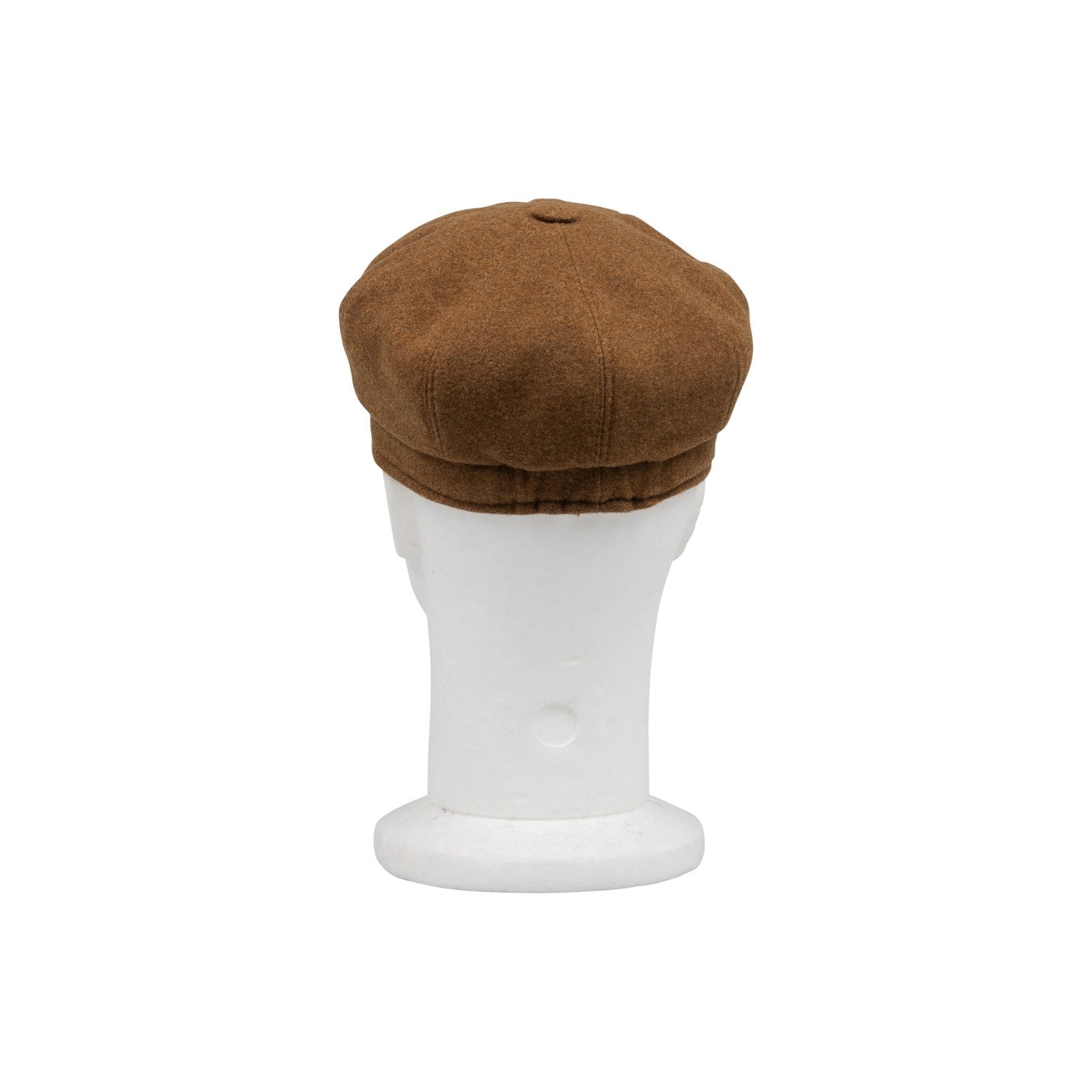 $240 RUBINACCI NAPOLI Brown Hat Fisherman Cap Flat Cap Wool