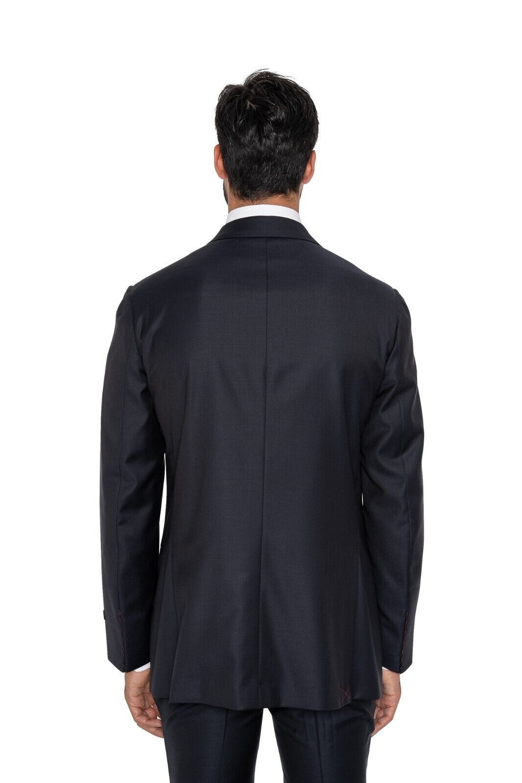 $5200 ISAIA NAPOLI "Aquaspider" Blue Navy Tuxedo Jacket Wool 42 US / 52 EU 8L